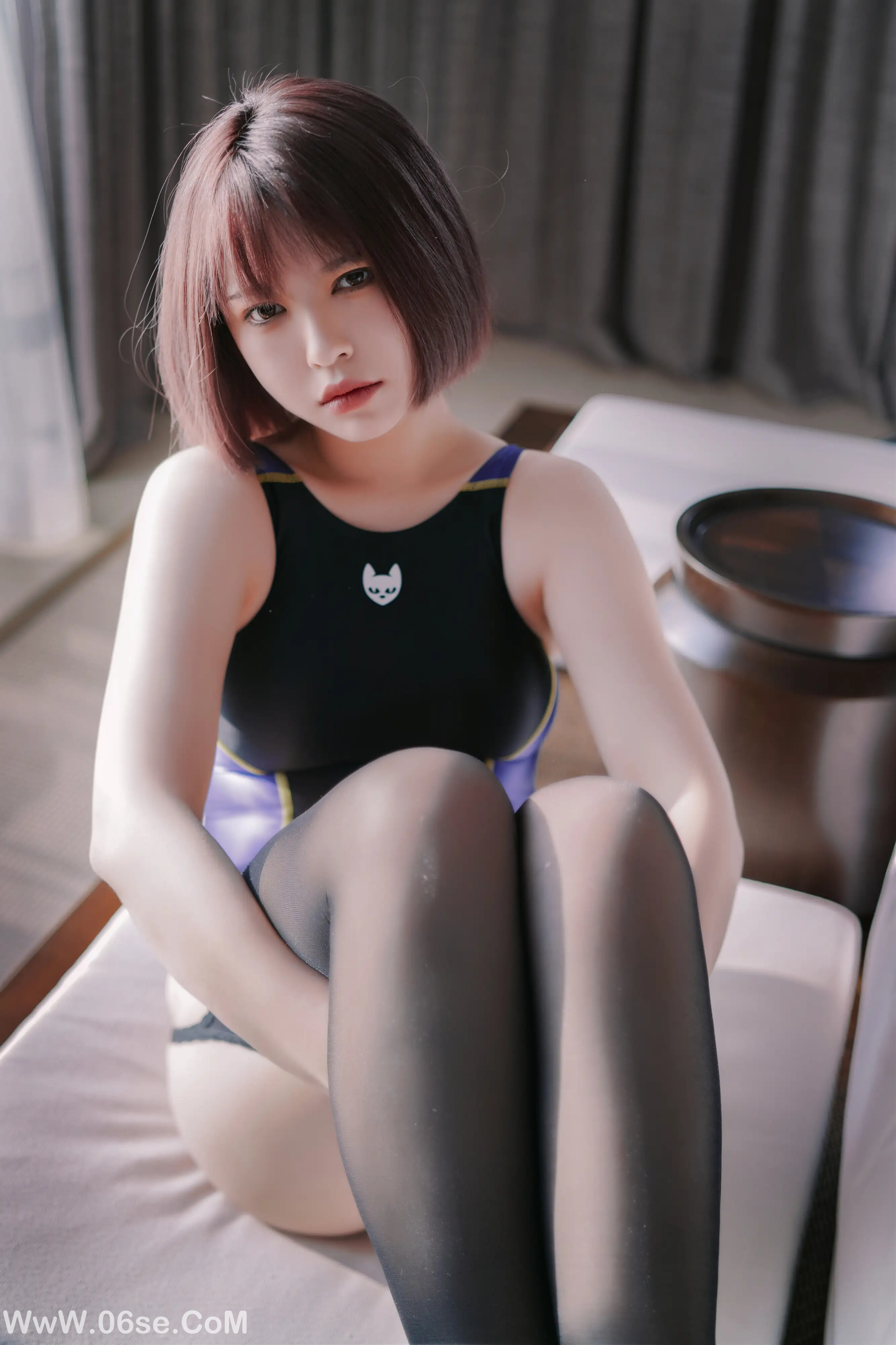 图片[19]-半半子 – 競泳水着を着た彼女-六色网