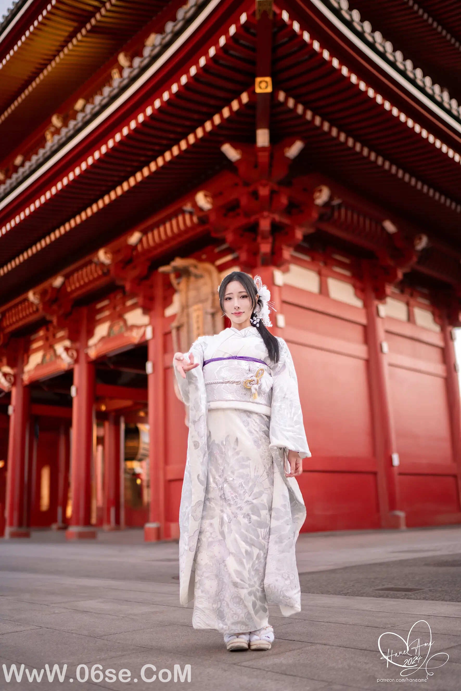 图片[20]-雨波-Original 2024 New year Silver Kimono-六色网