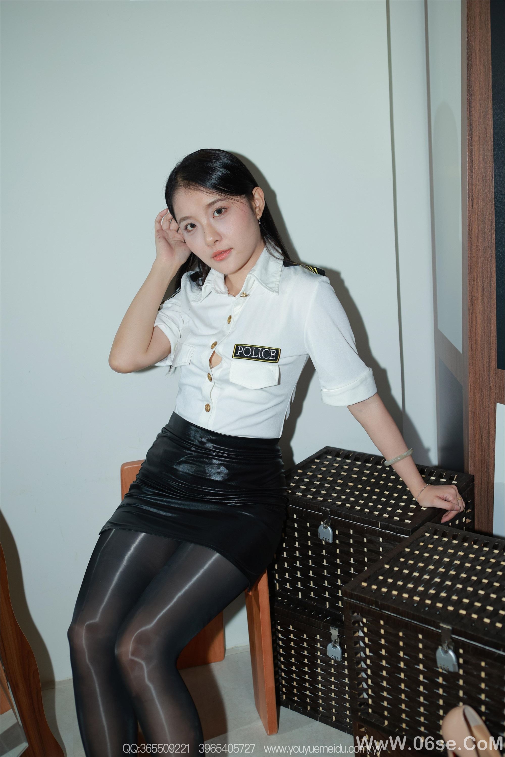 图片[49]-IESS异思趣向 – 模特：婉萍油亮丝制服（上）[90P]-六色网