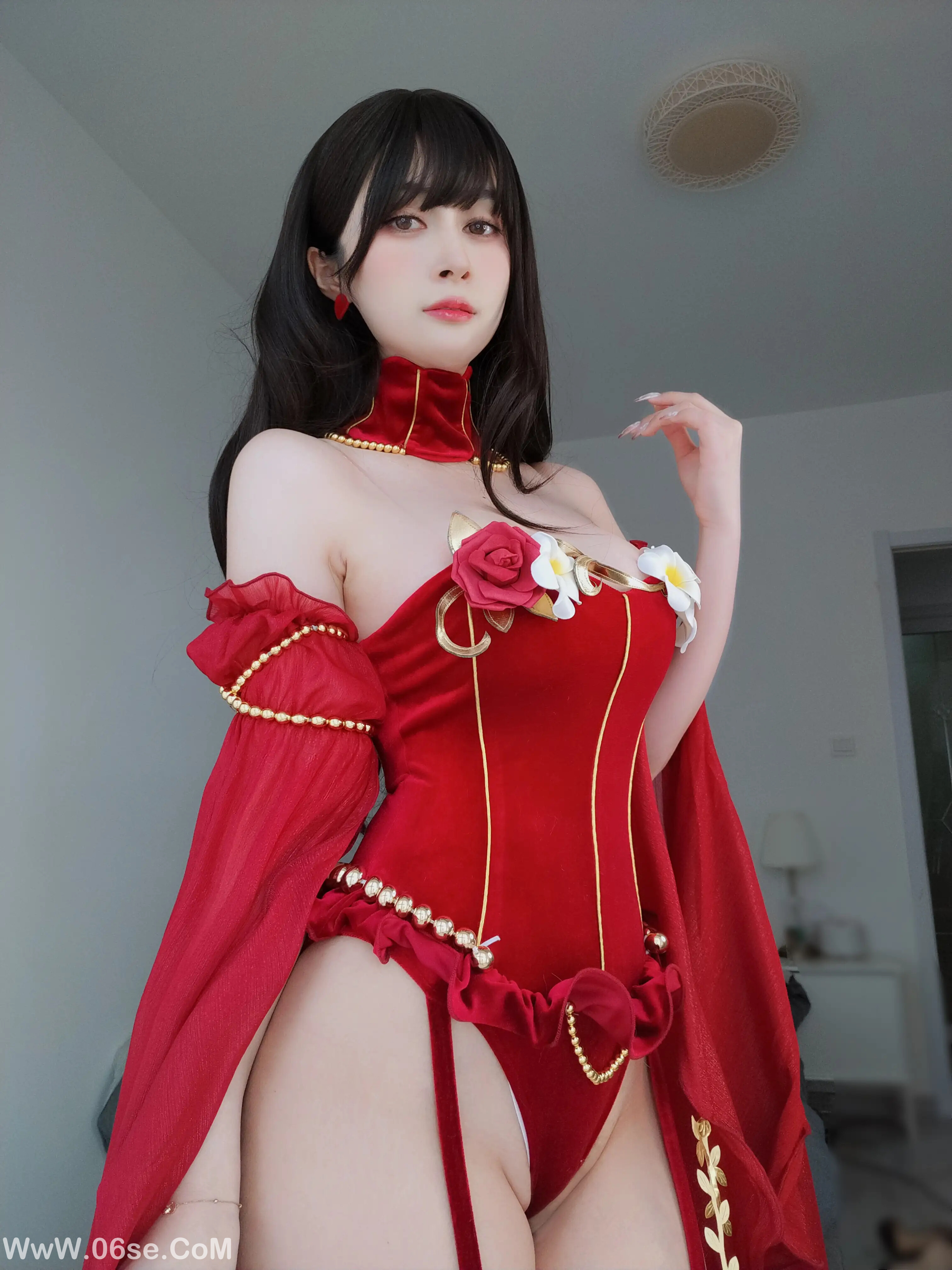 图片[44]-白银81 – 赤いドレス-六色网