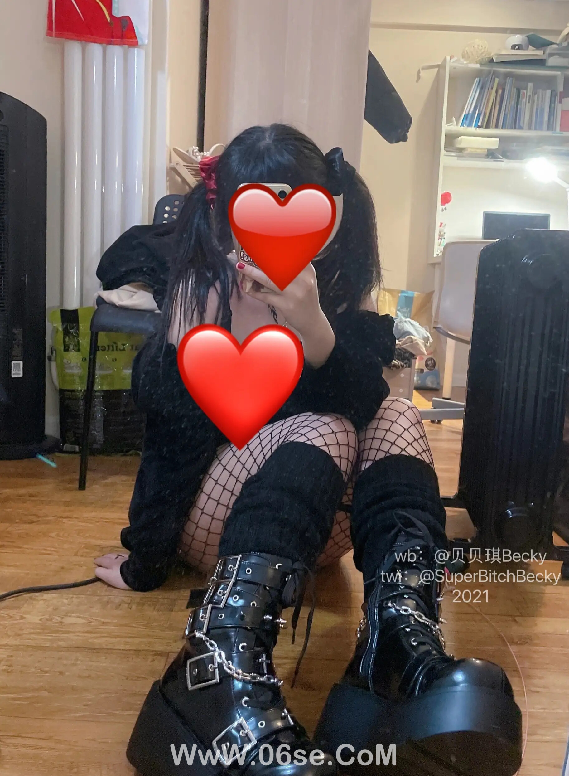 图片[82]-贝贝琪Becky – 对镜黑发辣妹-六色网