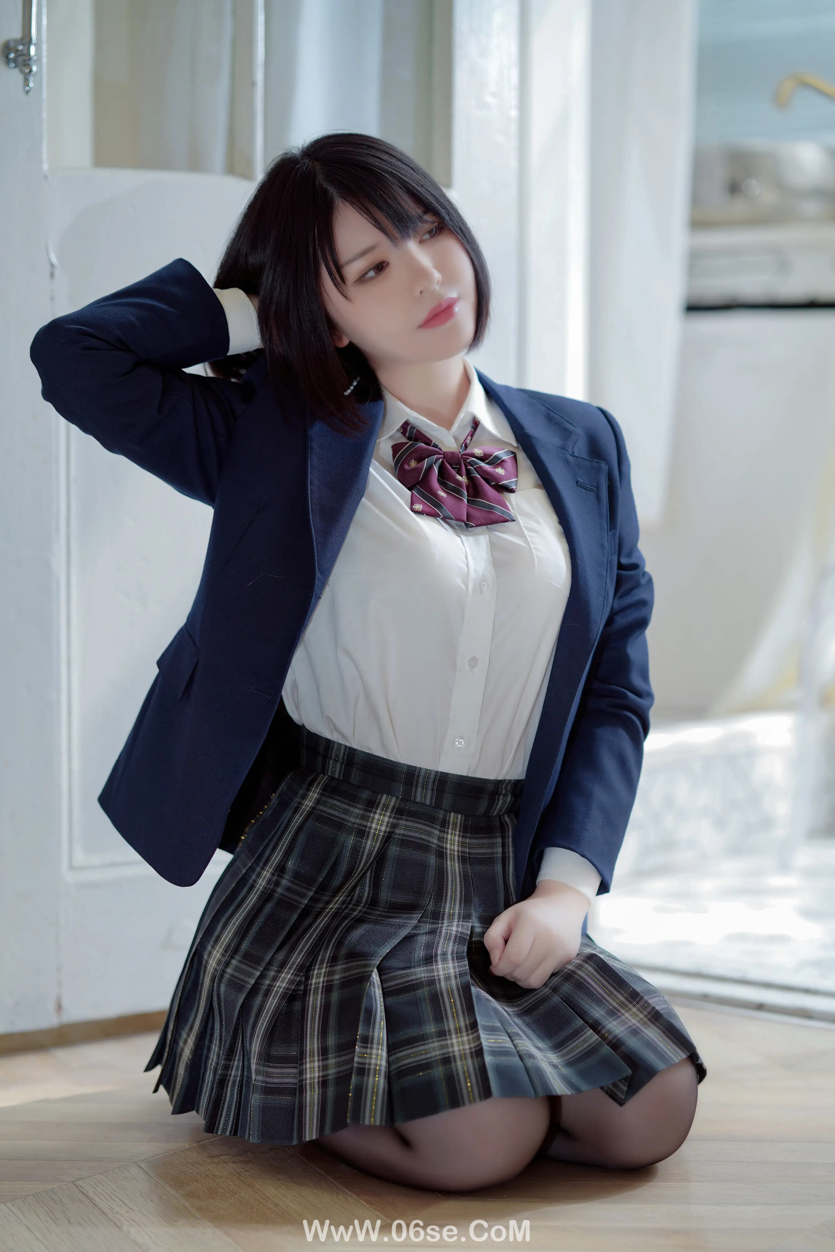 图片[22]-半半子 – 彼女の制服姿が好き-六色网