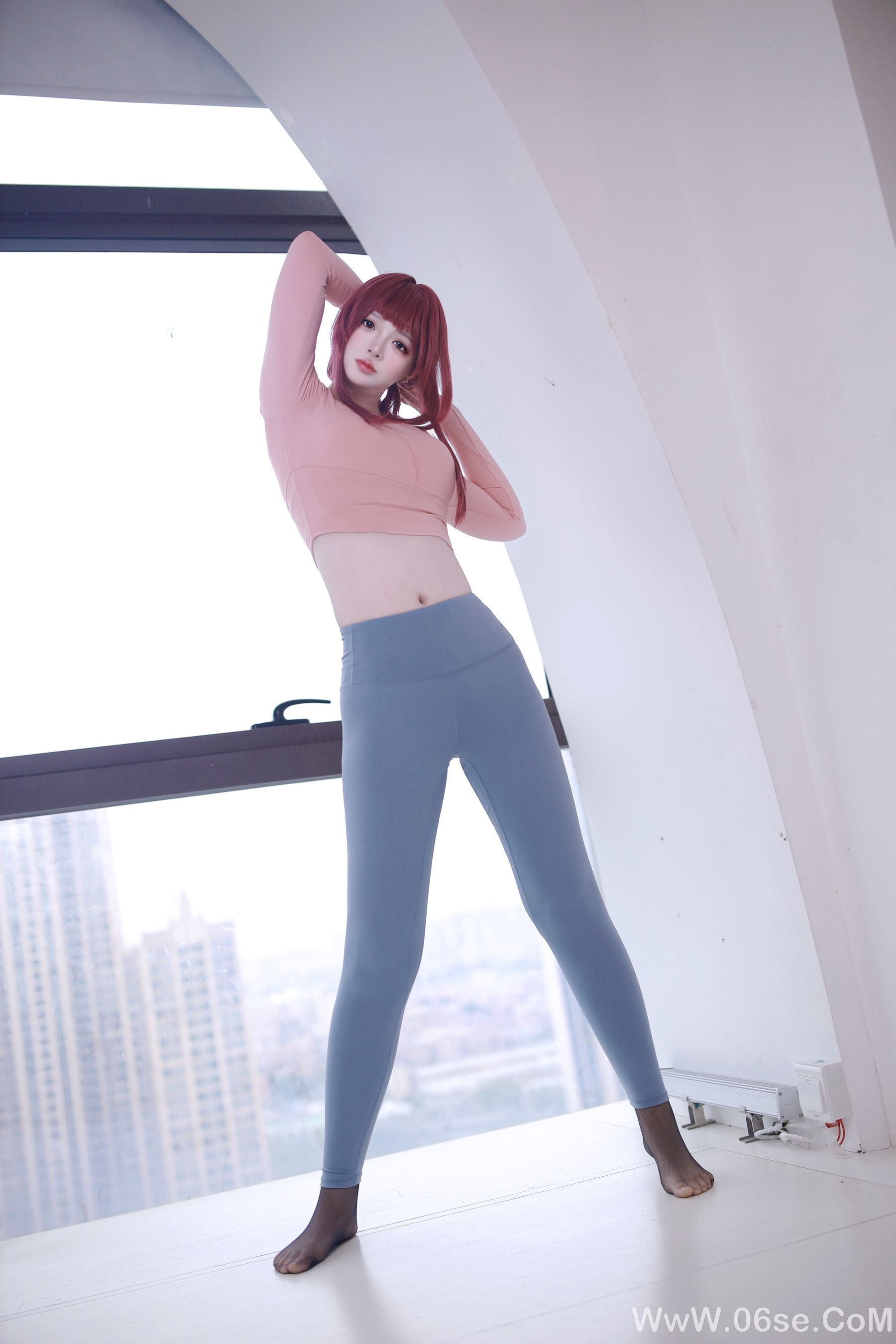 图片[45]-疯猫ss – 瑜伽服 卡芙卡 [58P]-六色网