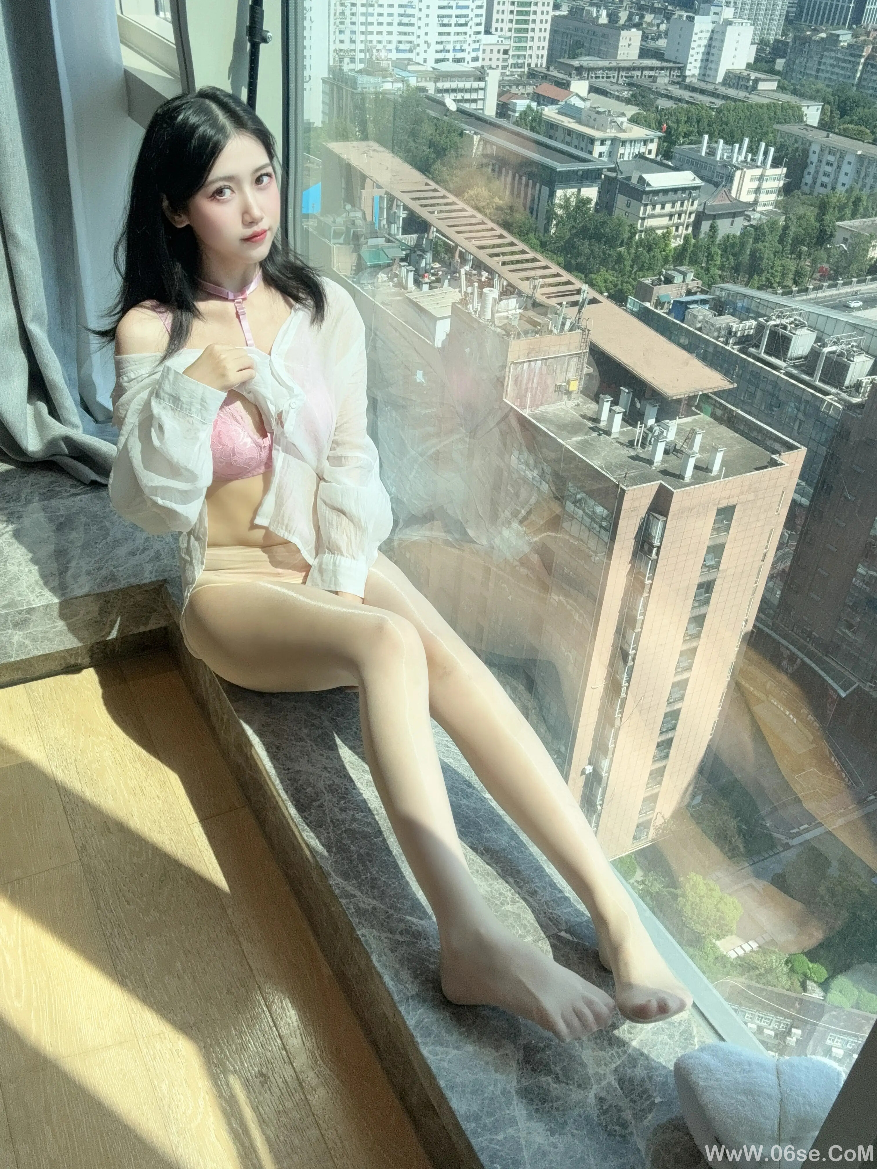 图片[24]-不呆猫 – 粉色衬衣女友-六色网