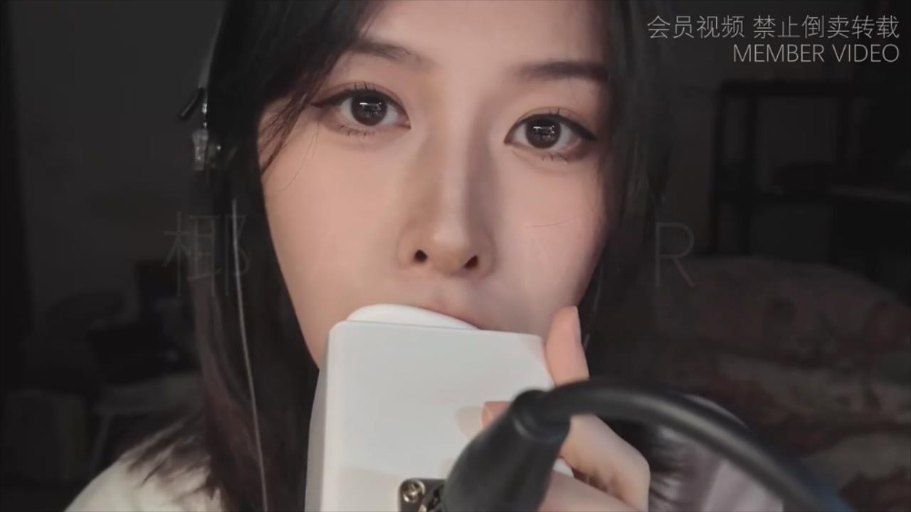 【在线播放】椰子ASMR 堵耳磨舌贴贴-asmr小喵