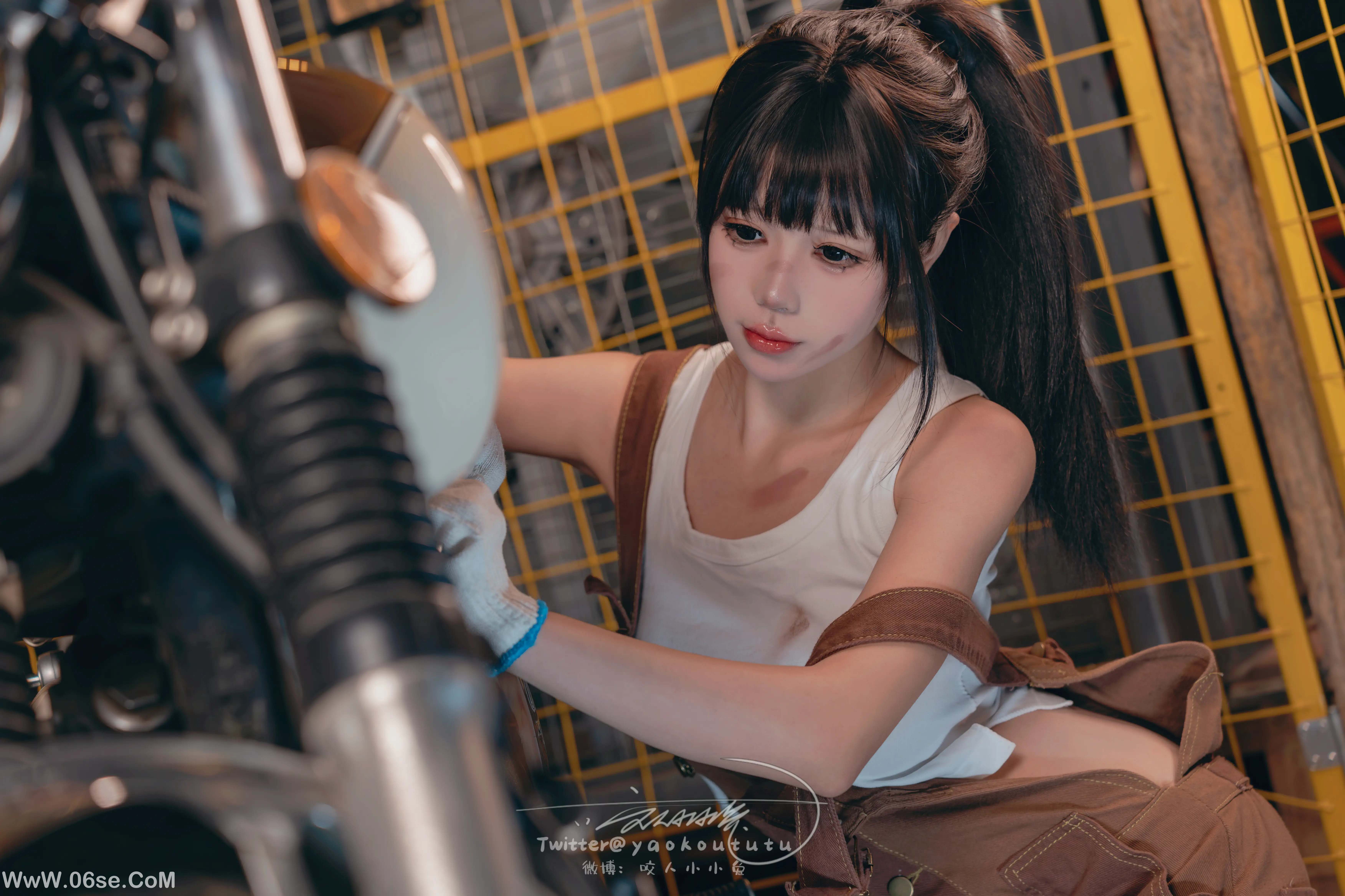 图片[12]-咬一口兔娘 机车修理工-六色网
