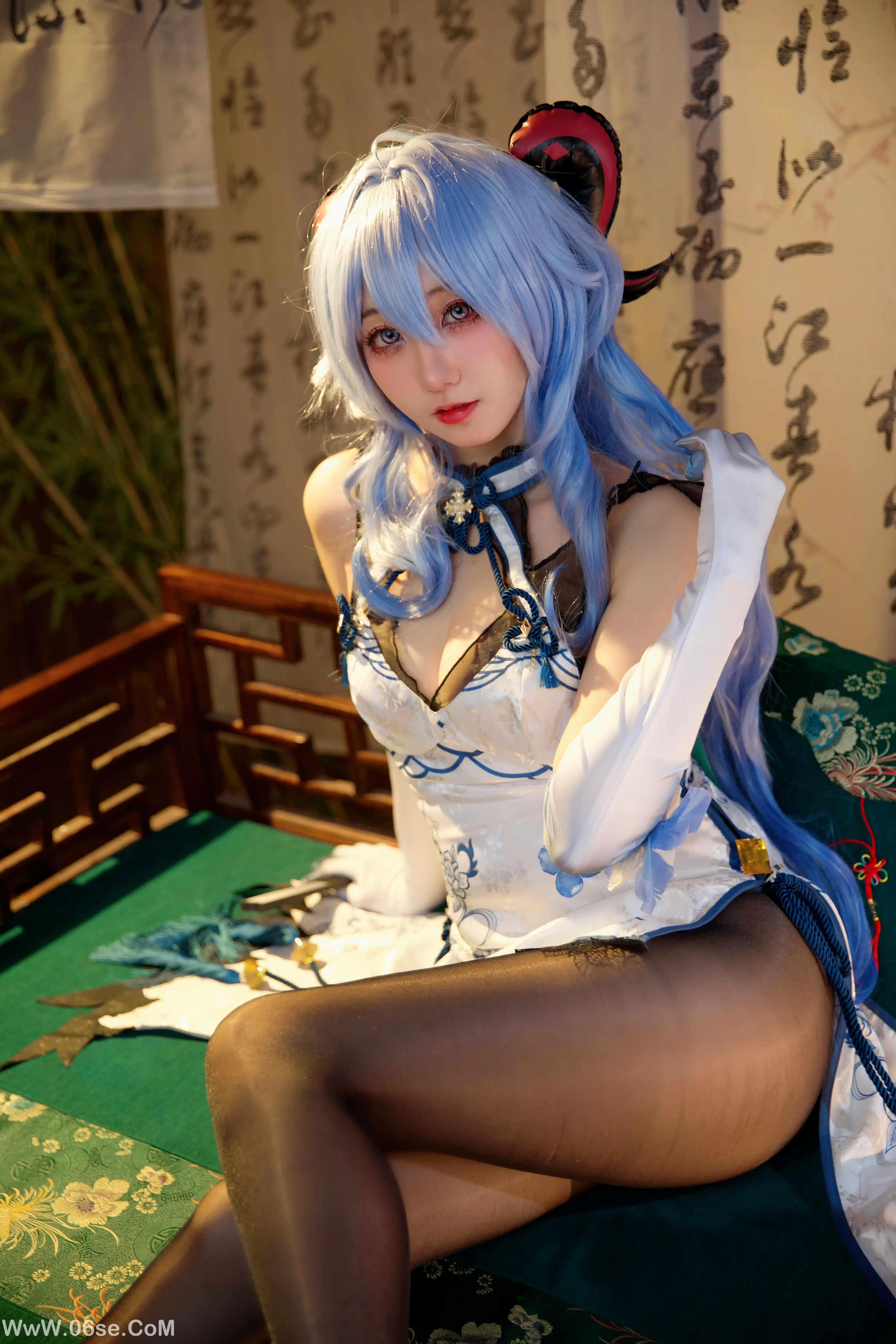 图片[22]-屑雪雪鸭 原神 甘雨青花瓷-六色网