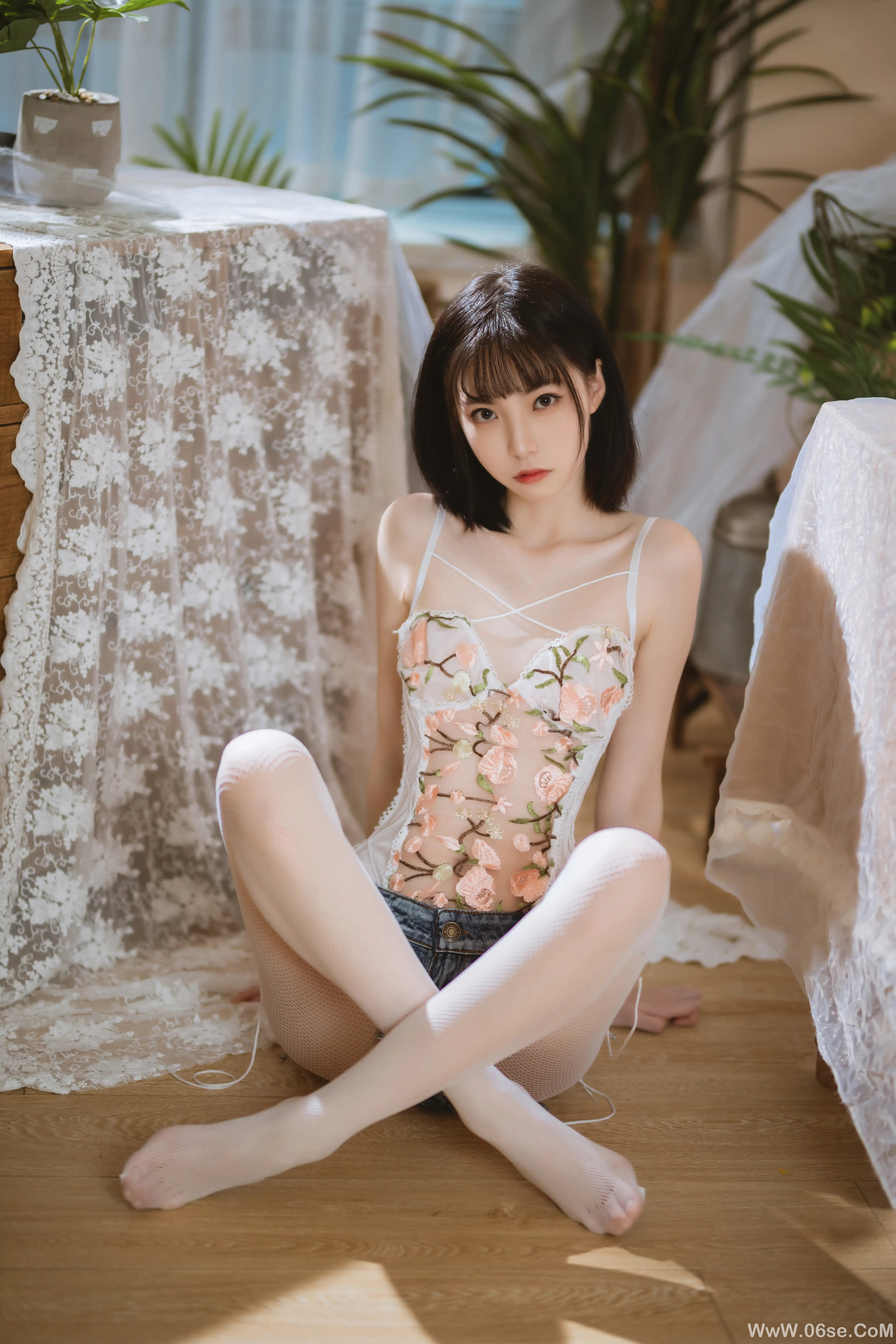 图片[25]-许岚LAN 纯欲牛仔短裤-六色网