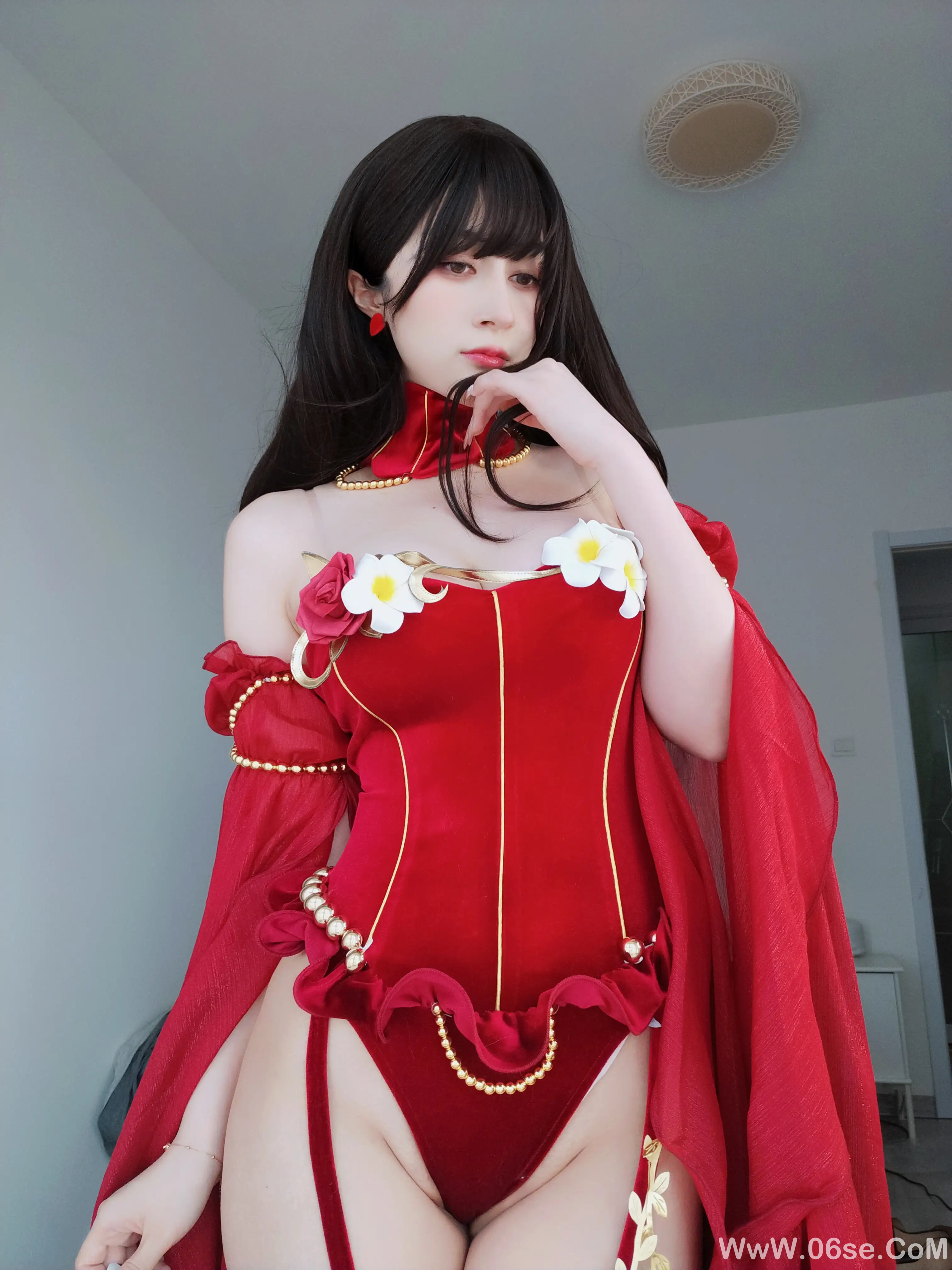 图片[43]-白银81 – 赤いドレス-六色网