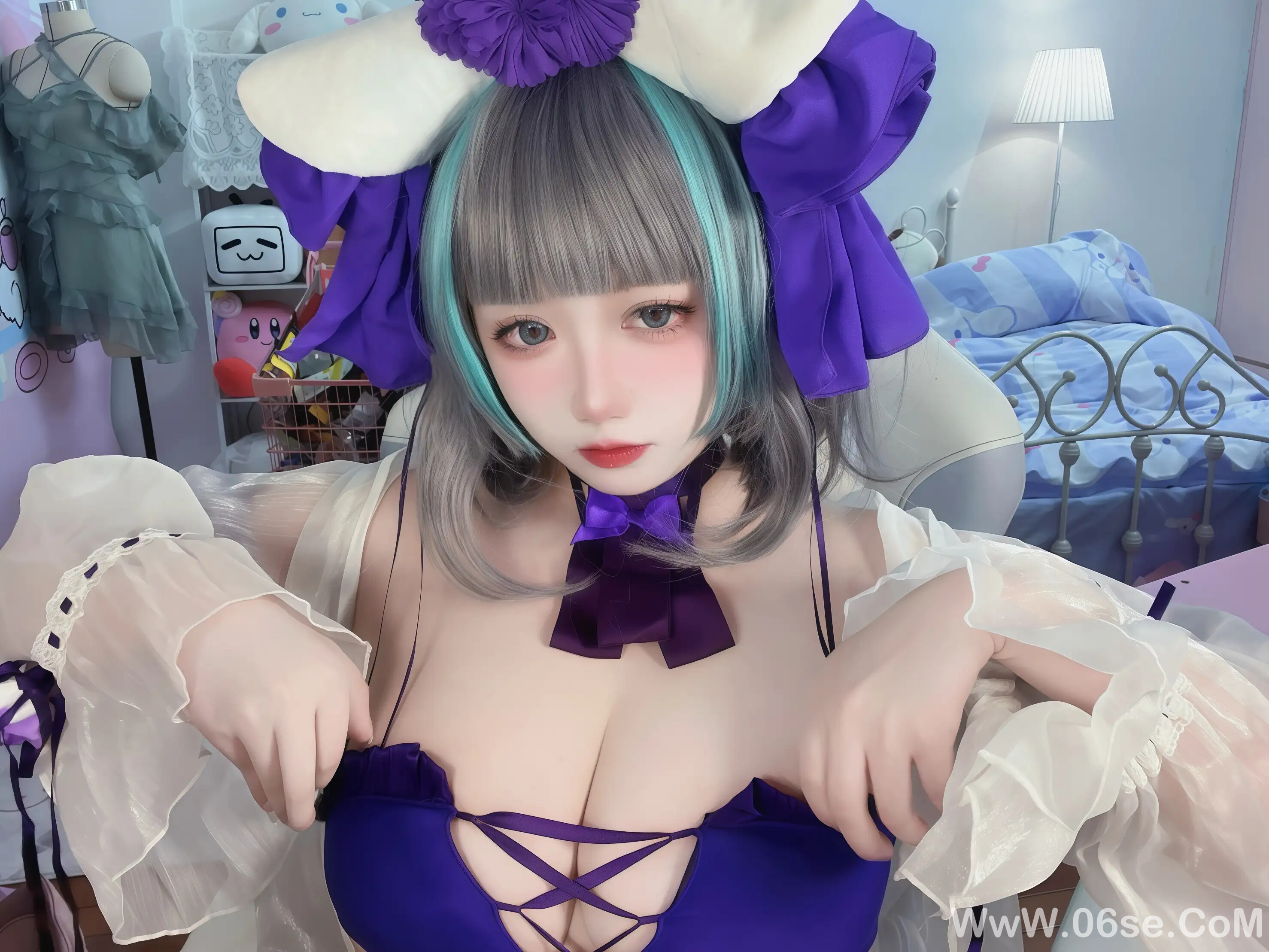 图片[55]-贞子蜜桃 碧蓝航线 柴郡泳装-六色网