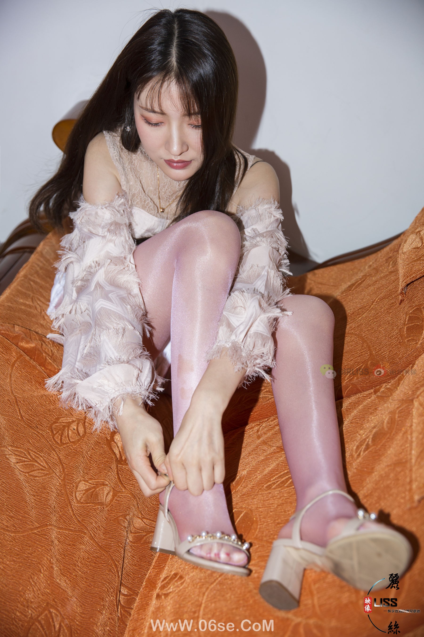 图片[9]-[丽丝映像GIRLISS] – 莎莎粉色亮丝 [42P]-六色网