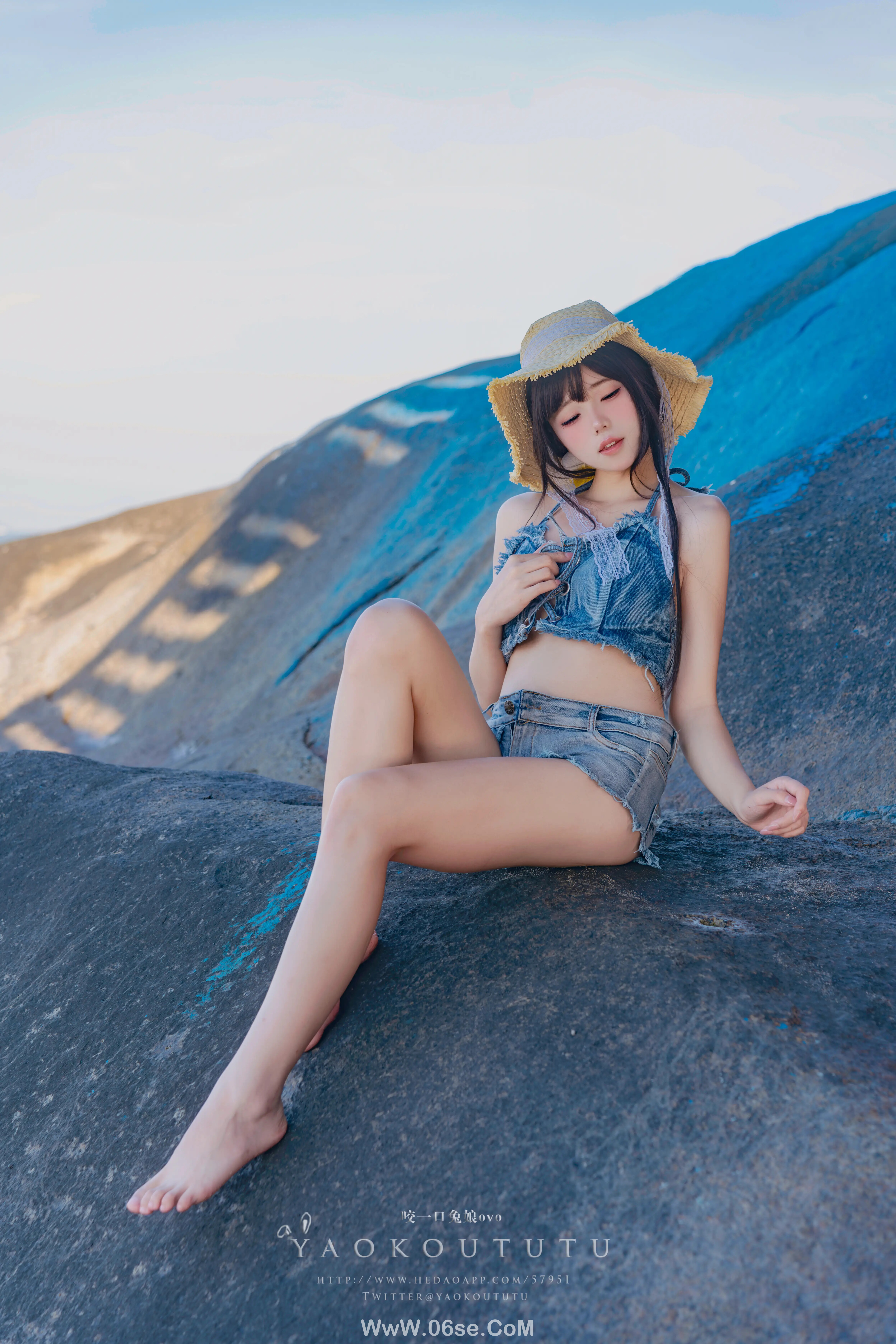 图片[61]-咬一口兔娘 海の夏日-六色网