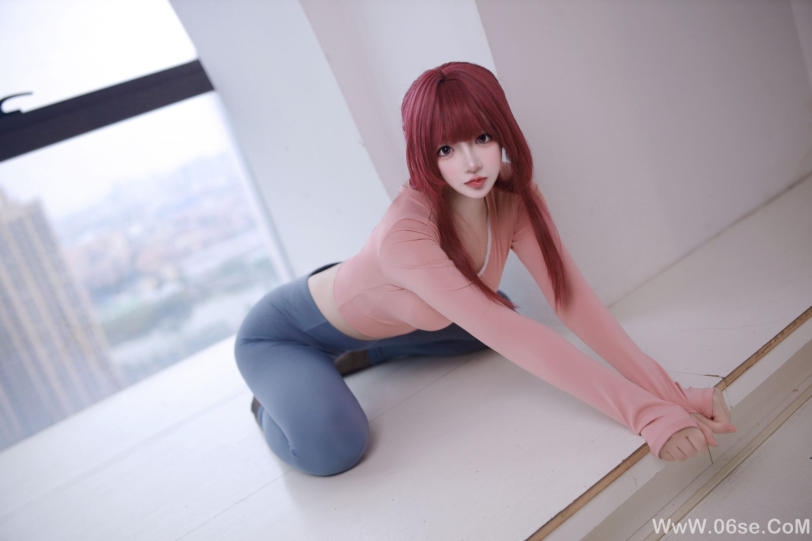 图片[11]-疯猫ss – 瑜伽服 卡芙卡 [58P]-六色网
