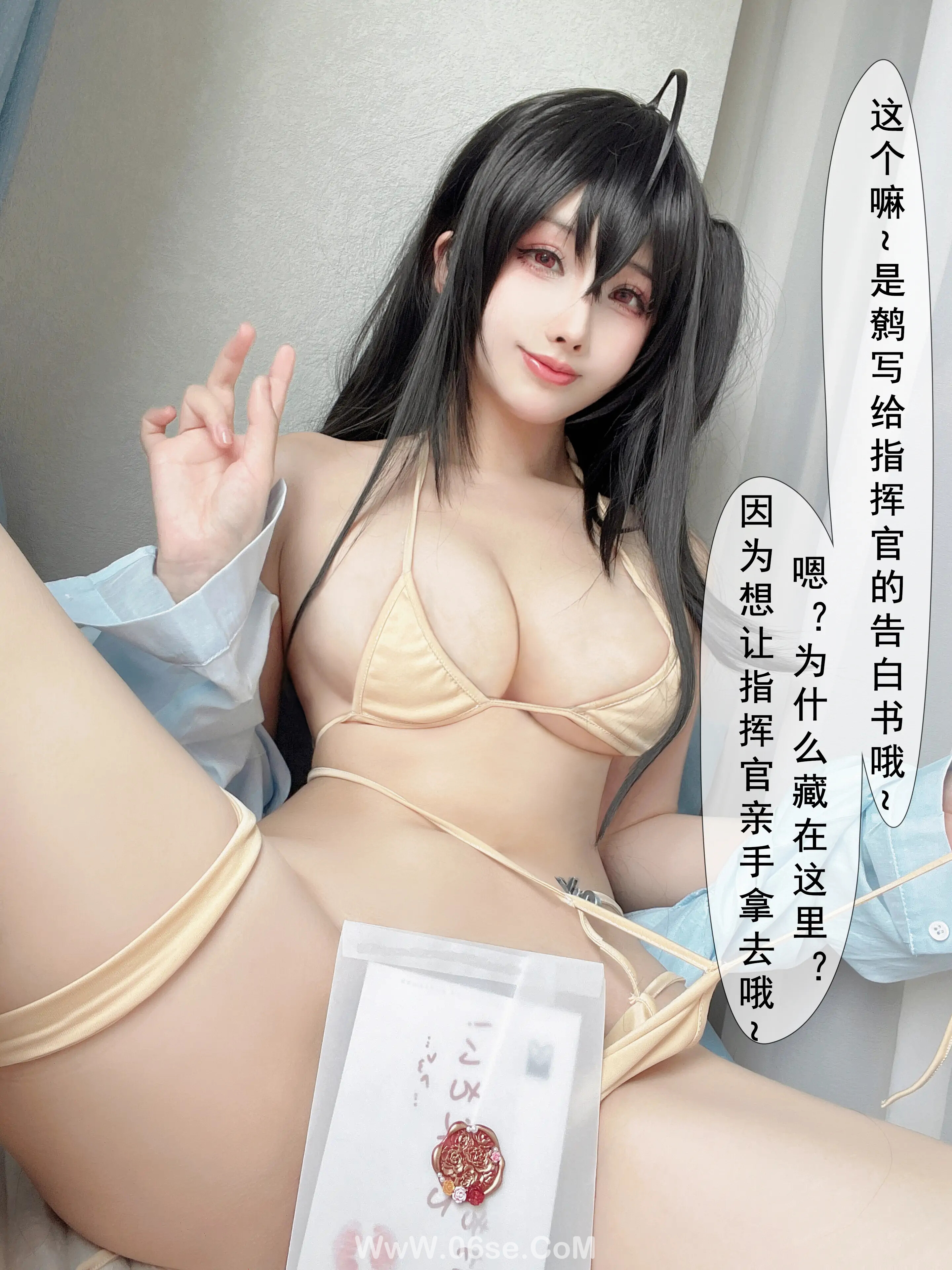 肉扣热热子(rioko凉凉子) 大凤 海滨的白日美梦-六色网
