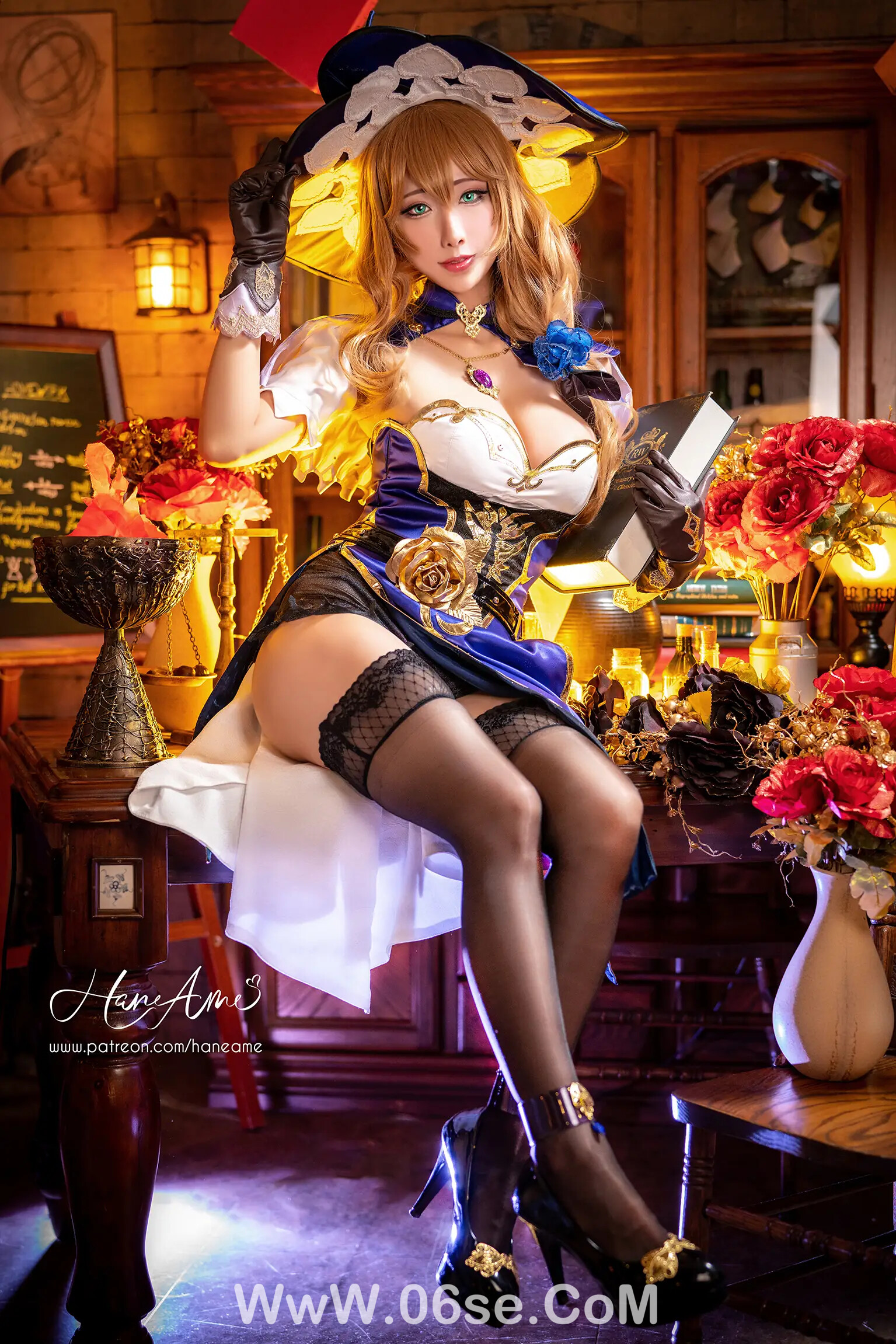 图片[2]-雨波_haneame_原神丽莎 性感内衣-六色网