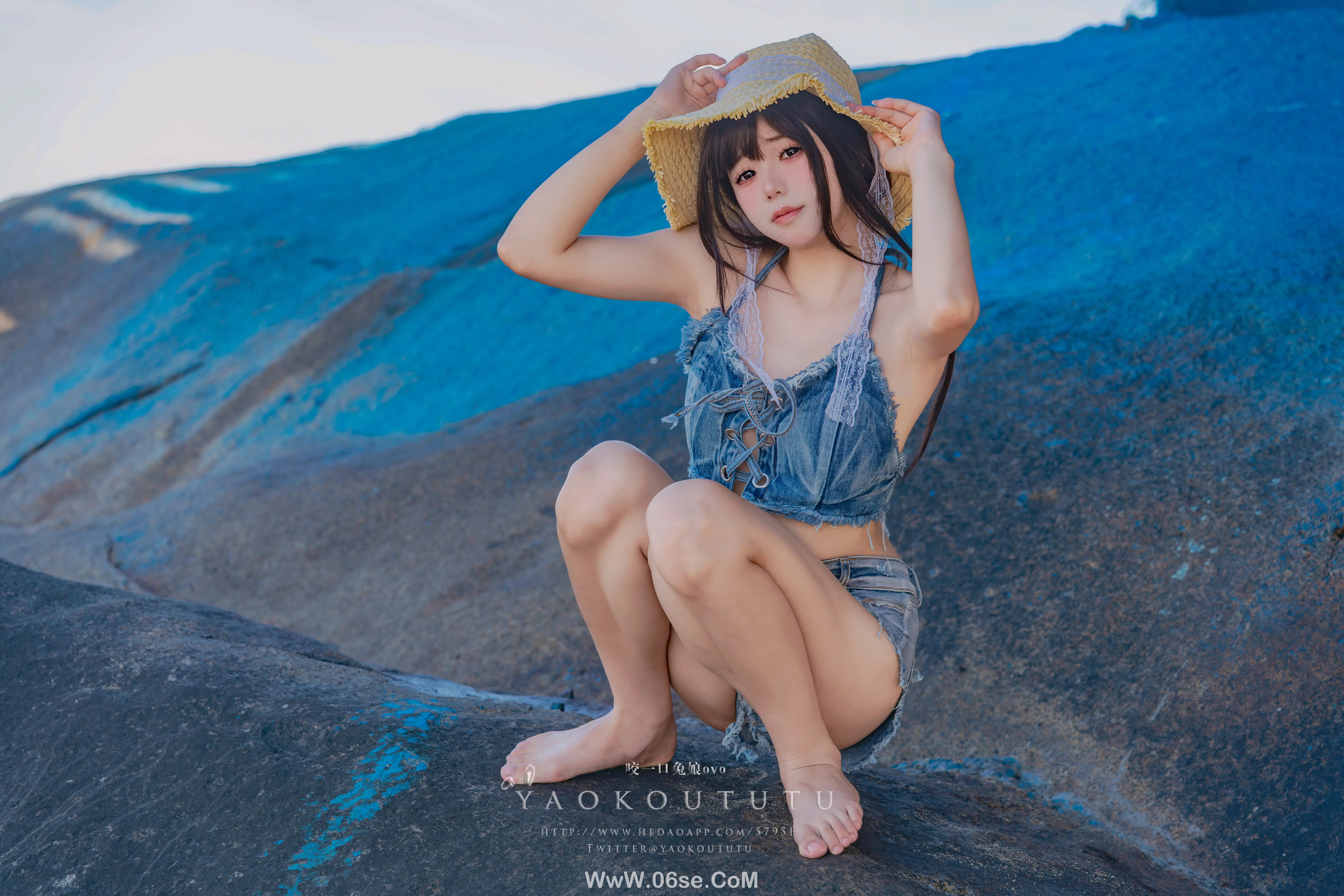图片[60]-咬一口兔娘 海の夏日-六色网