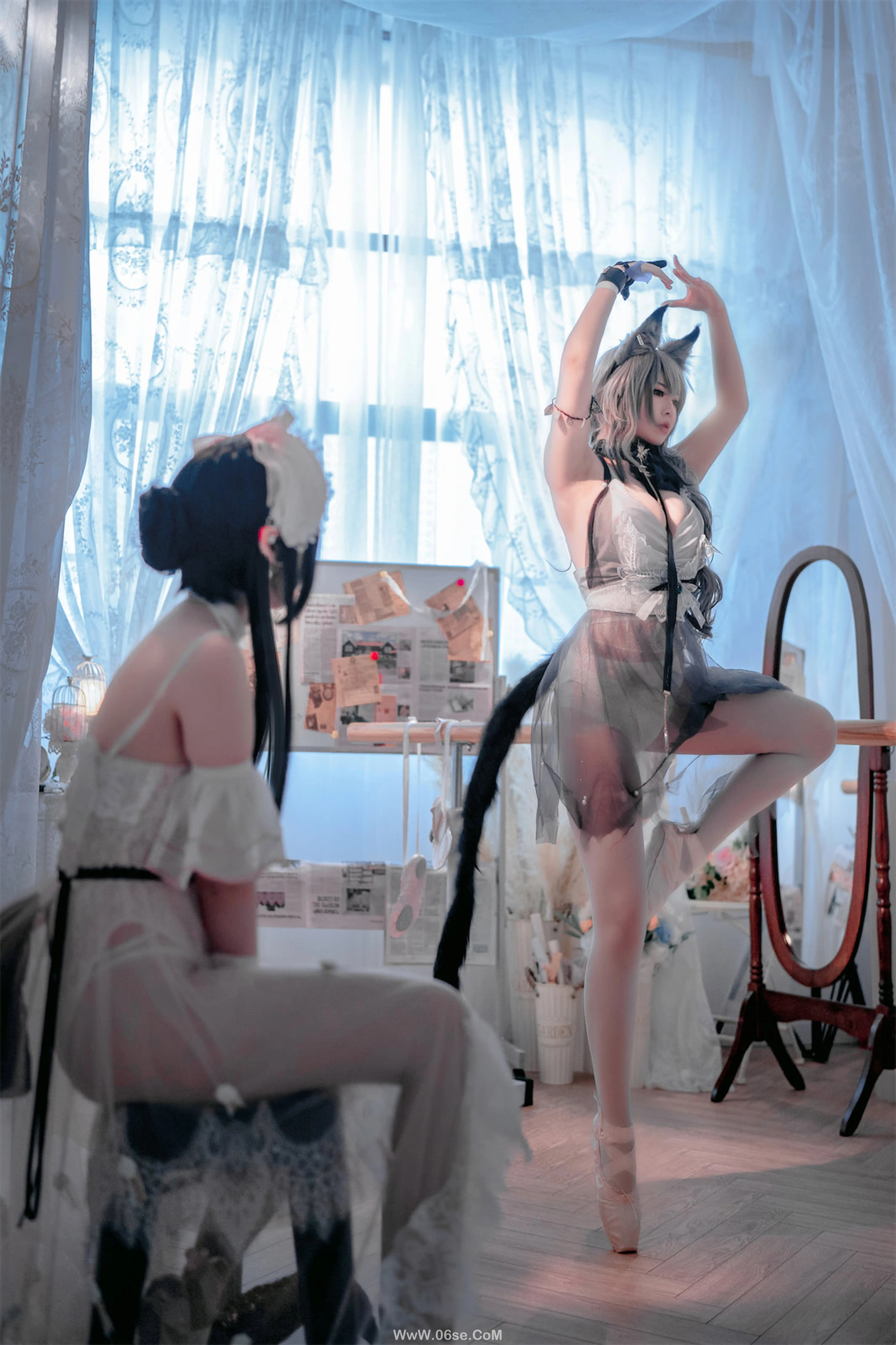 图片[51]-半半子 – Arknights 黑x森蚺バレエ (&面饼仙儿)-六色网