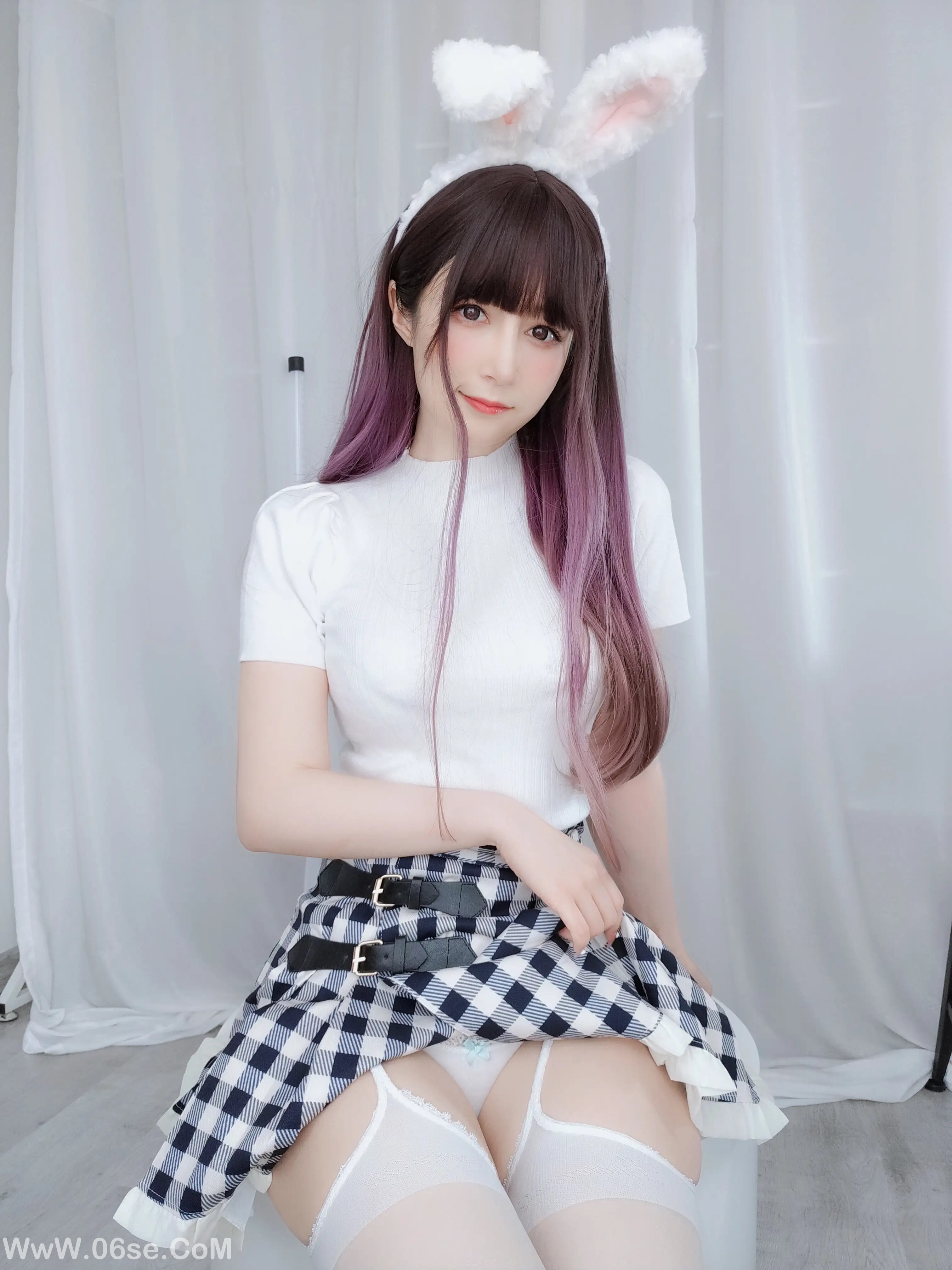 图片[21]-白银81 – 白丝兔女郎-六色网