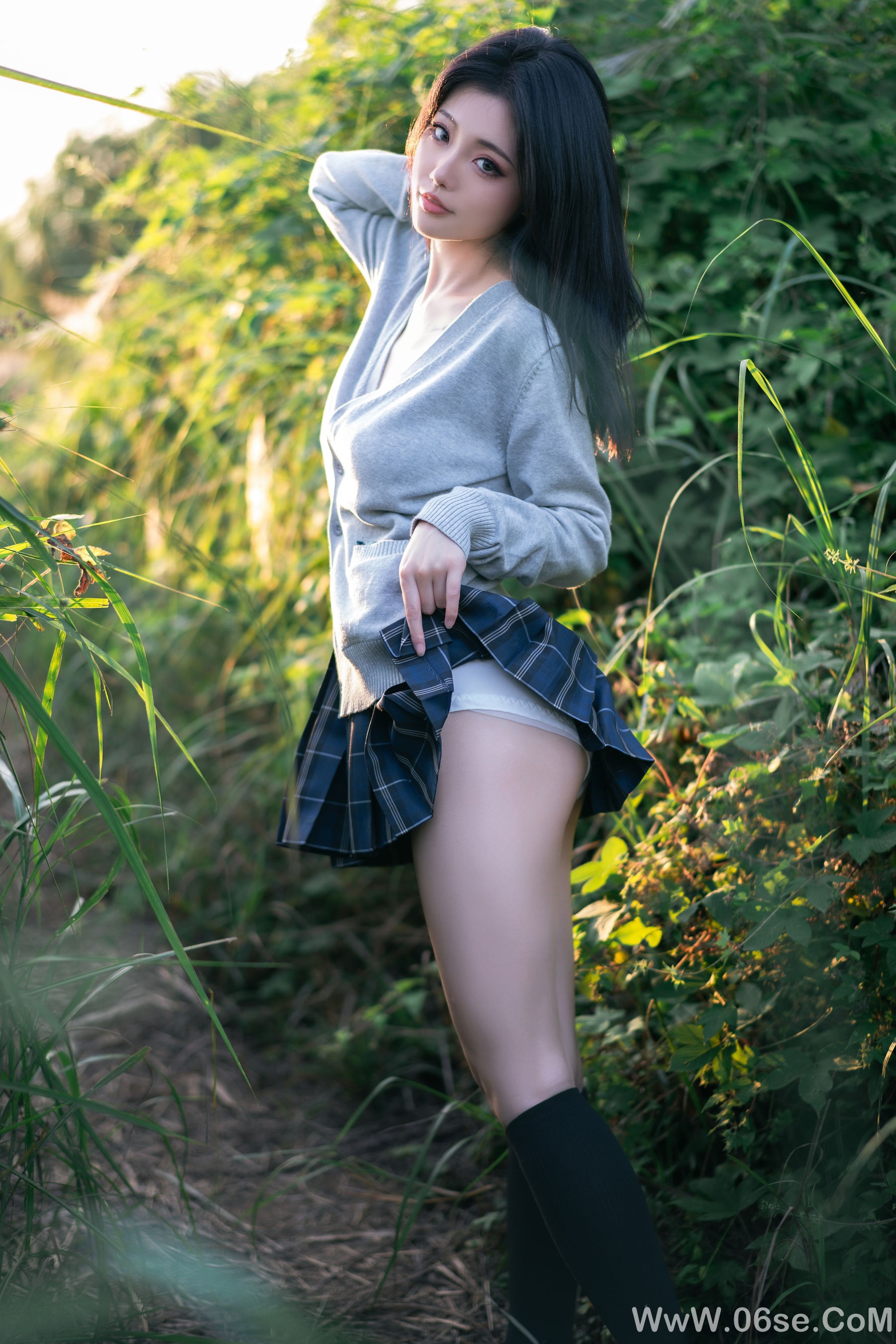 图片[36]-桃良阿宅 – 外出JK [43P]-六色网