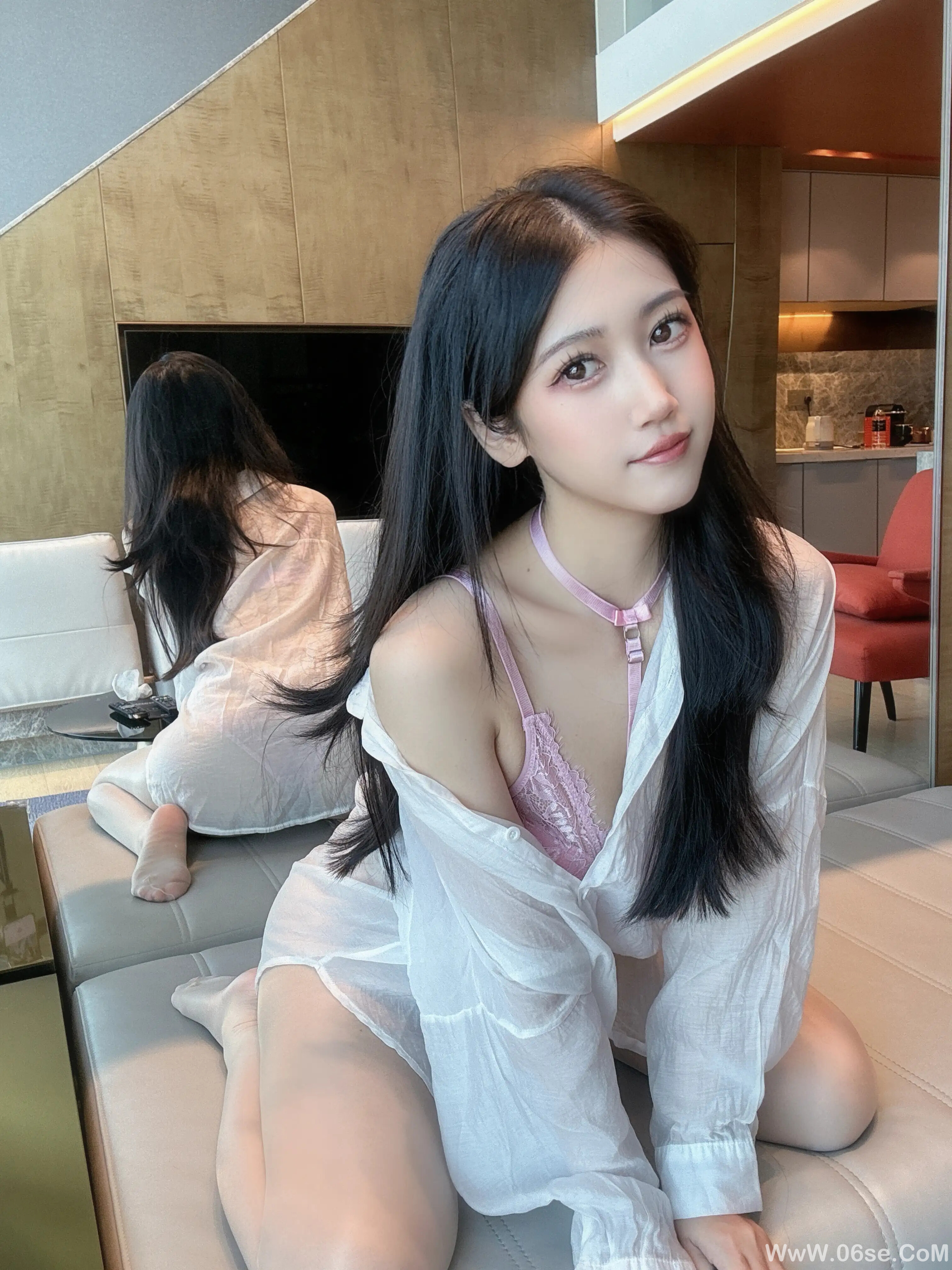 图片[46]-不呆猫 – 粉色衬衣女友-六色网