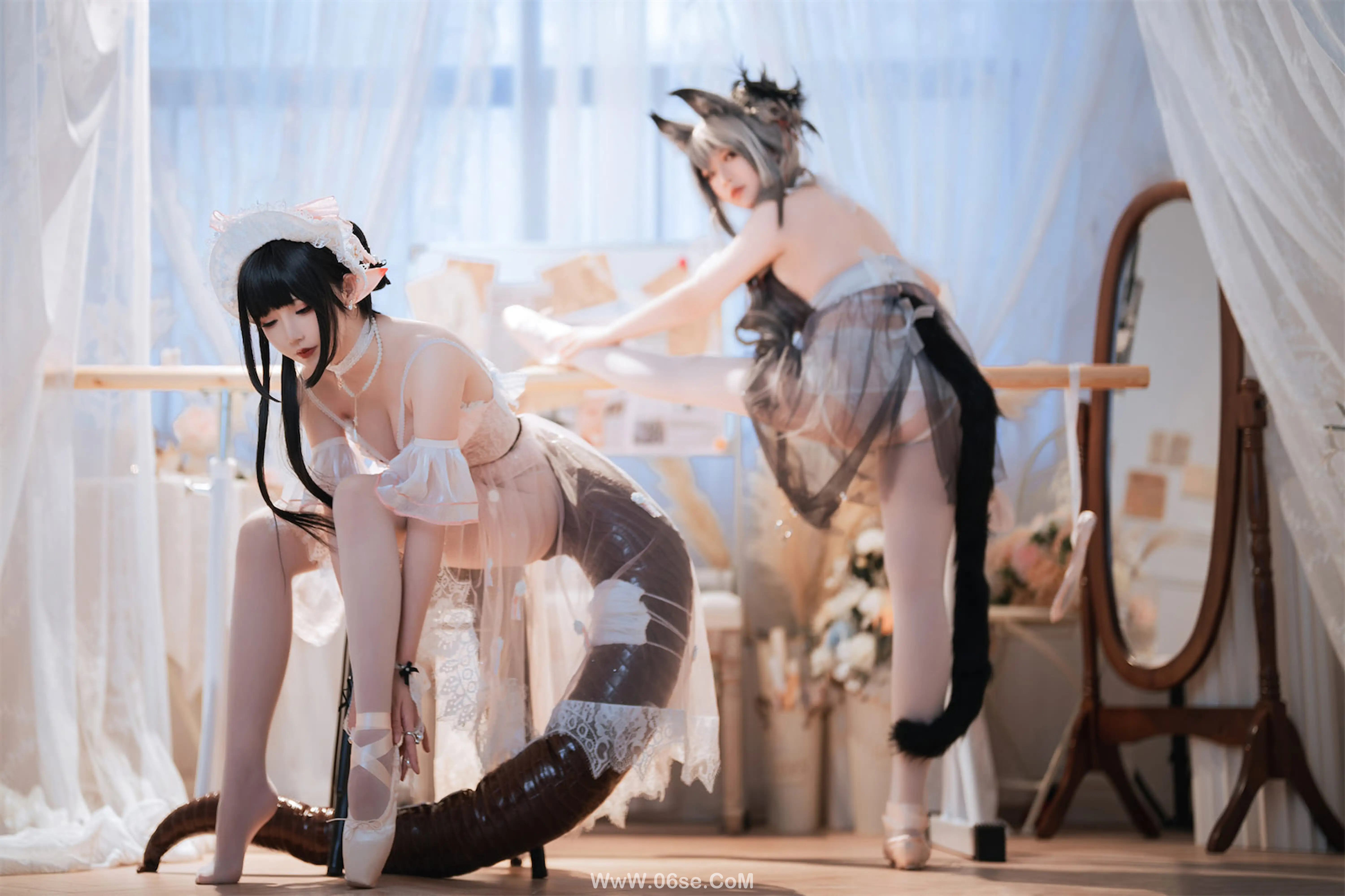 图片[38]-半半子 – Arknights 黑x森蚺バレエ (&面饼仙儿)-六色网