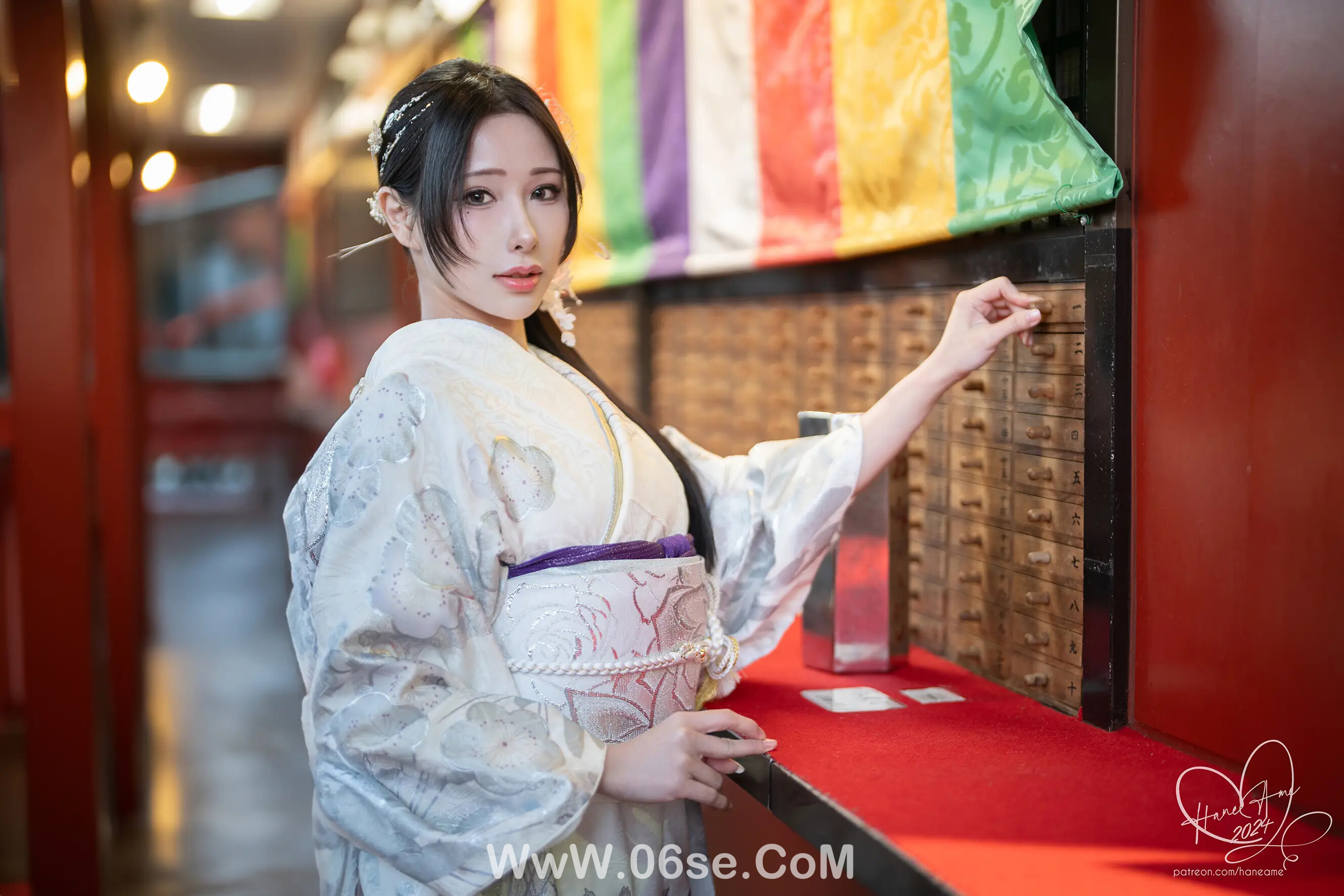 图片[11]-雨波-Original 2024 New year Silver Kimono-六色网