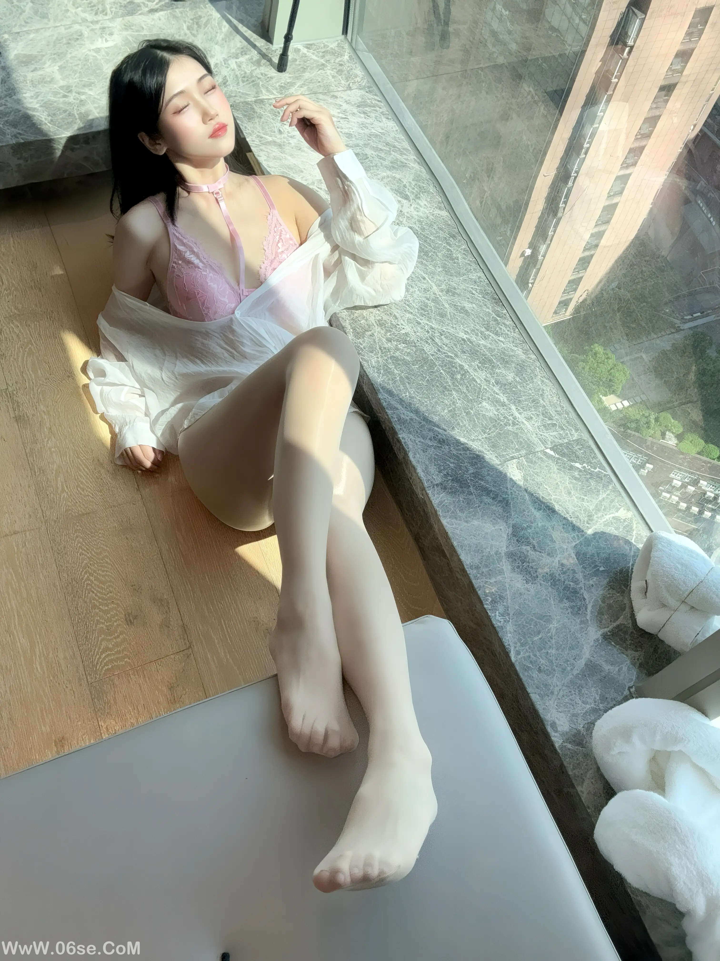 图片[19]-不呆猫 – 粉色衬衣女友-六色网