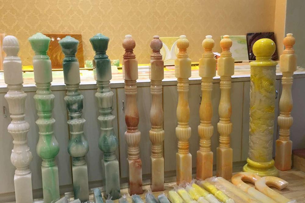 仿玉石楼梯扶手制作技术,人造玉石楼梯扶手生产技术,拍摄仔细,一看