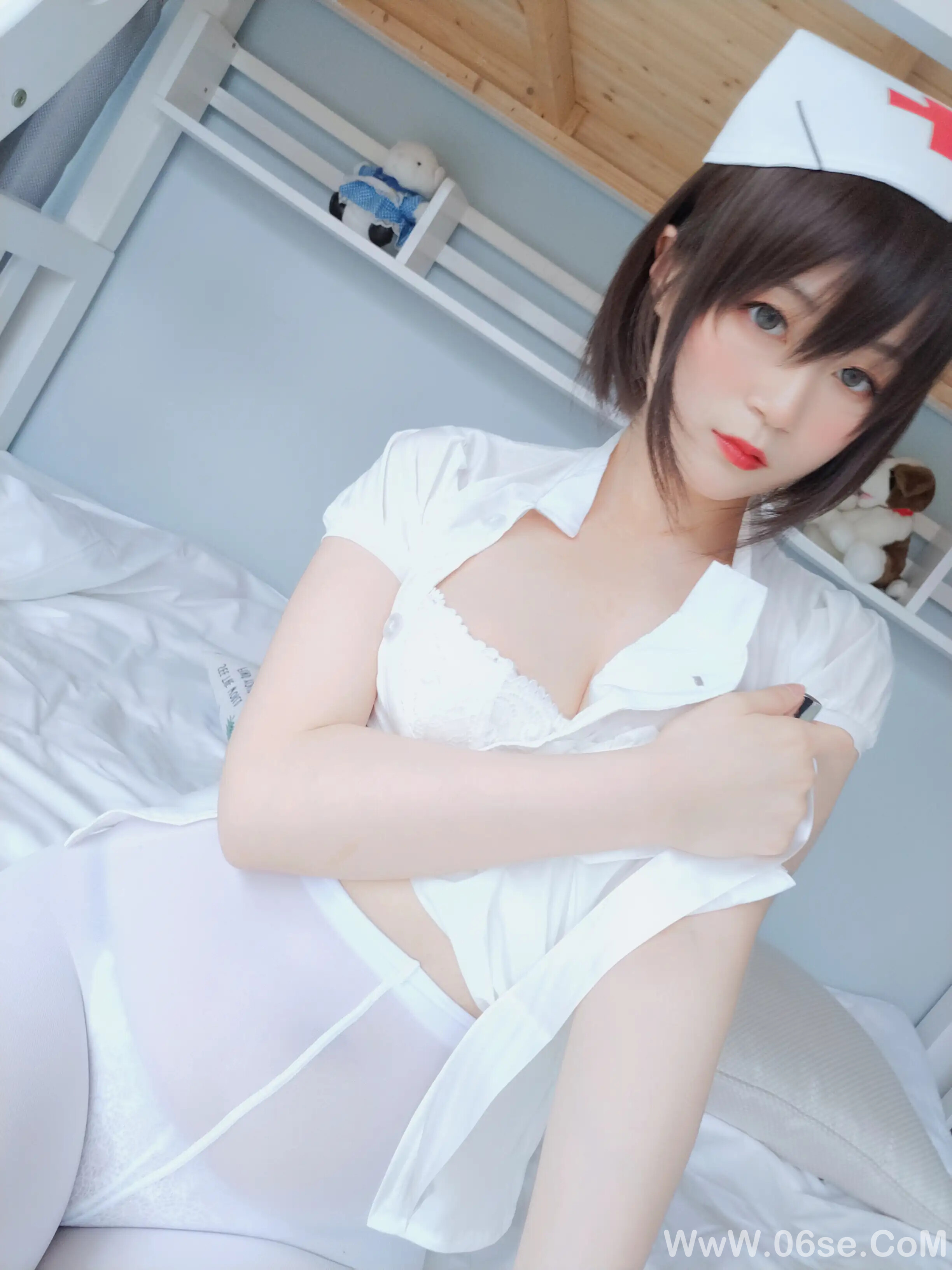 图片[12]-白银81 – 白丝小护士-六色网