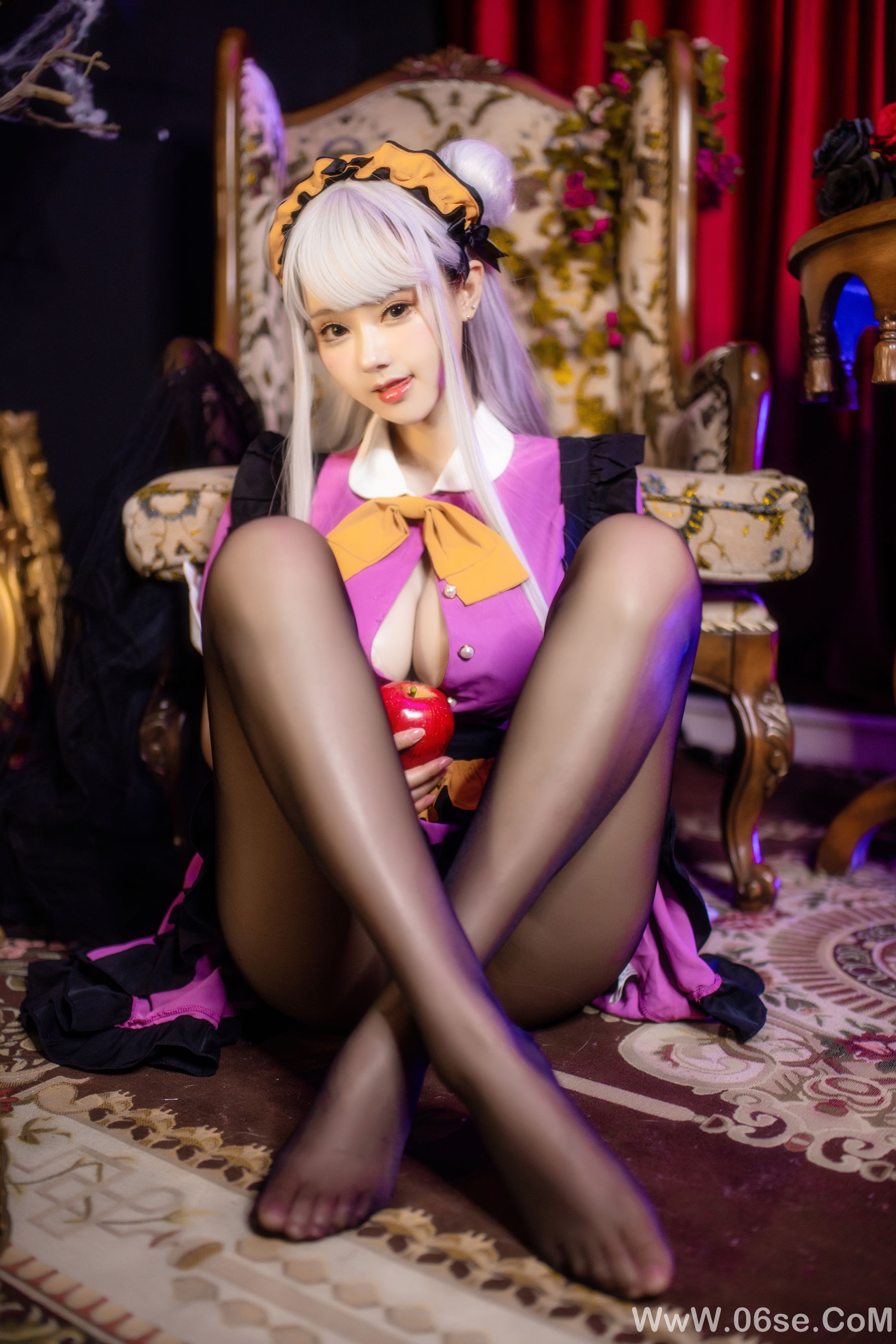 图片[32]-羽生三未 图集 – 万圣黑丝女仆 [37P]-六色网