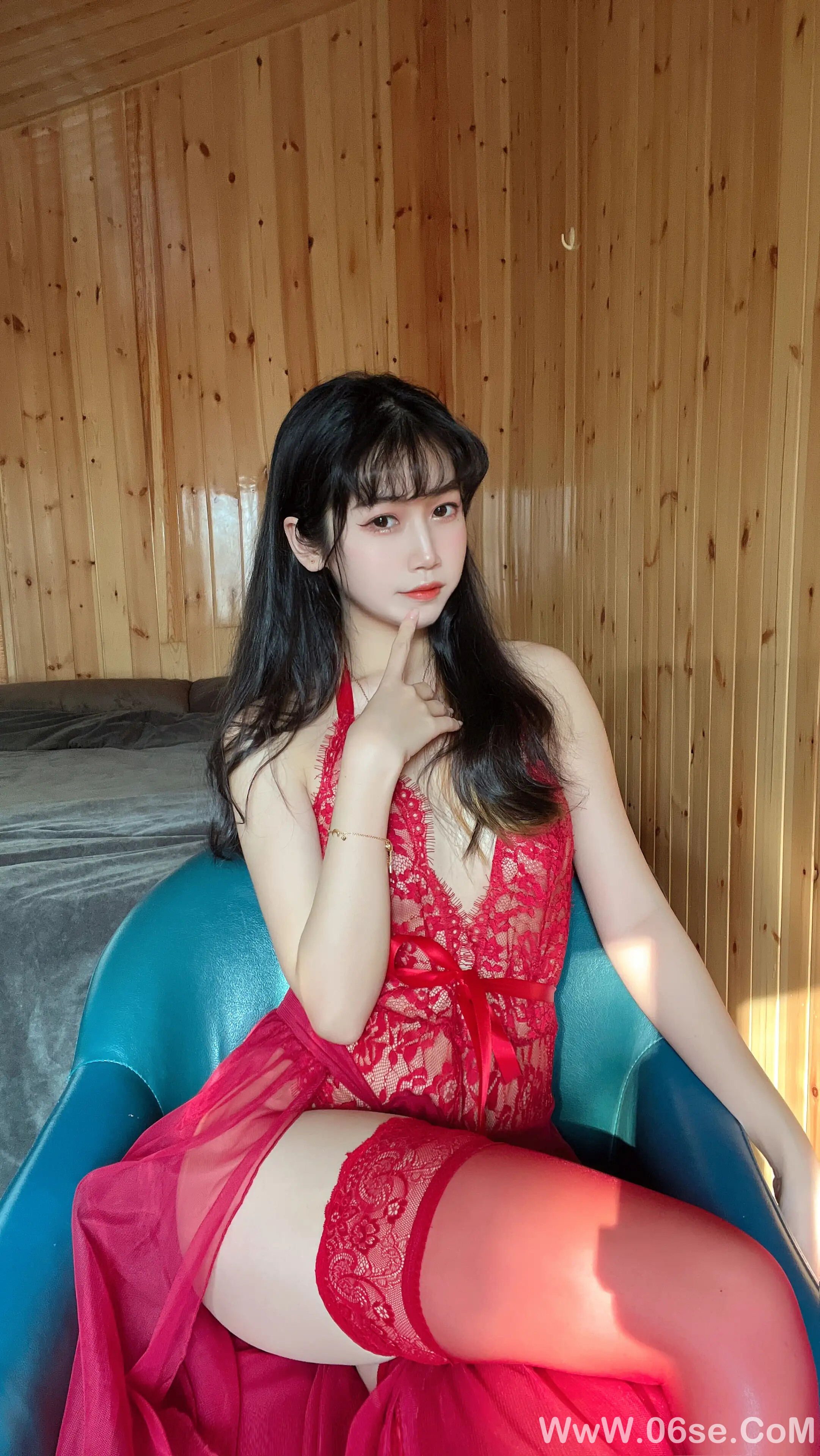 图片[53]-不呆猫 – 霸气红色人妻-六色网