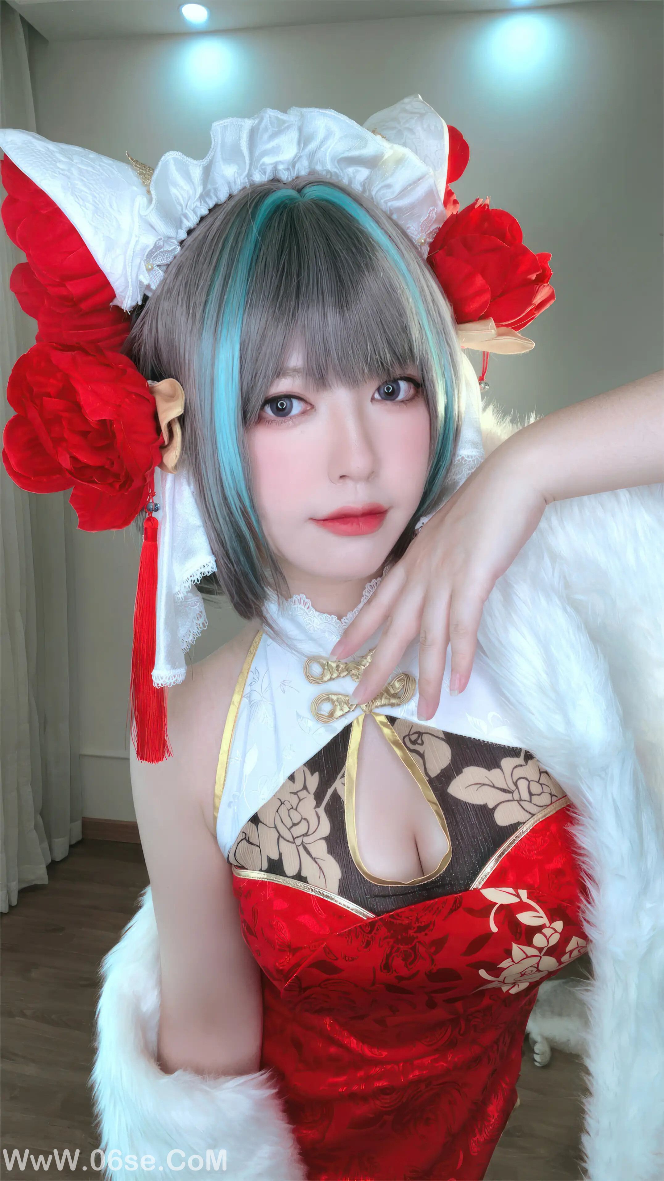 图片[32]-半半子 – 碧蓝航线 柴郡 中华娘旗袍-六色网