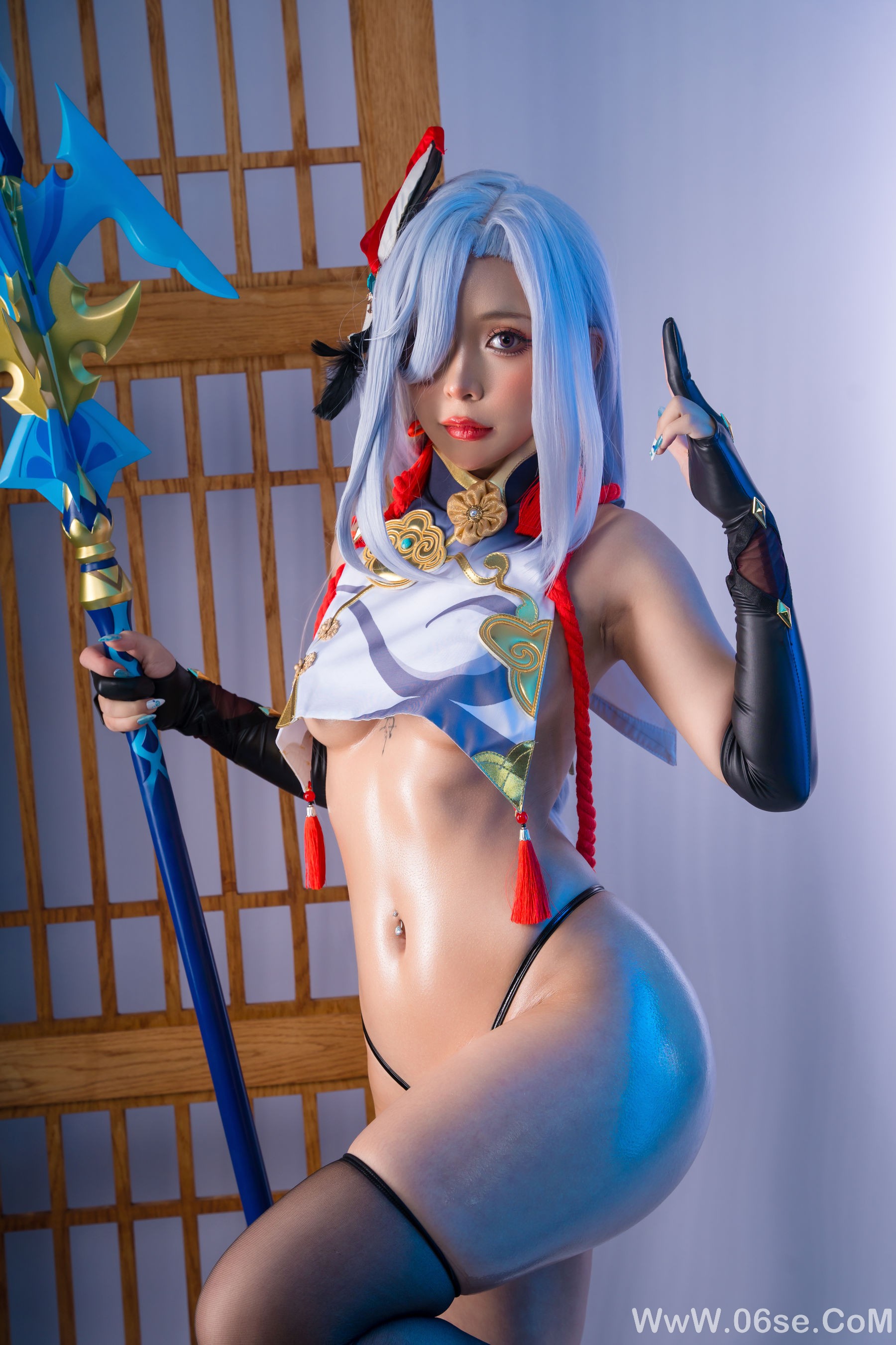 图片[28]-Umeko J – Shenhe Genshin Impact [100P]-六色网