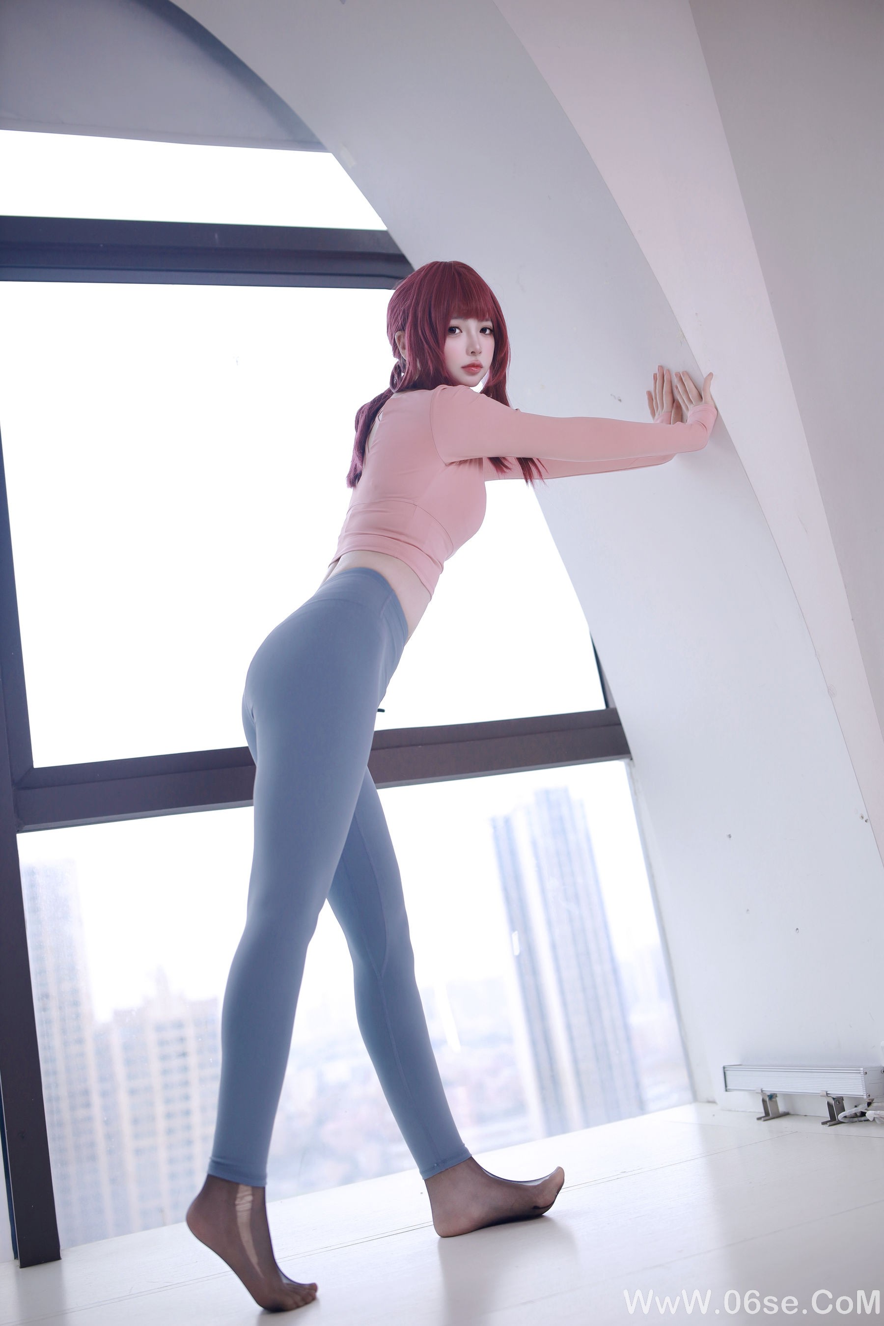 图片[53]-疯猫ss – 瑜伽服 卡芙卡 [58P]-六色网