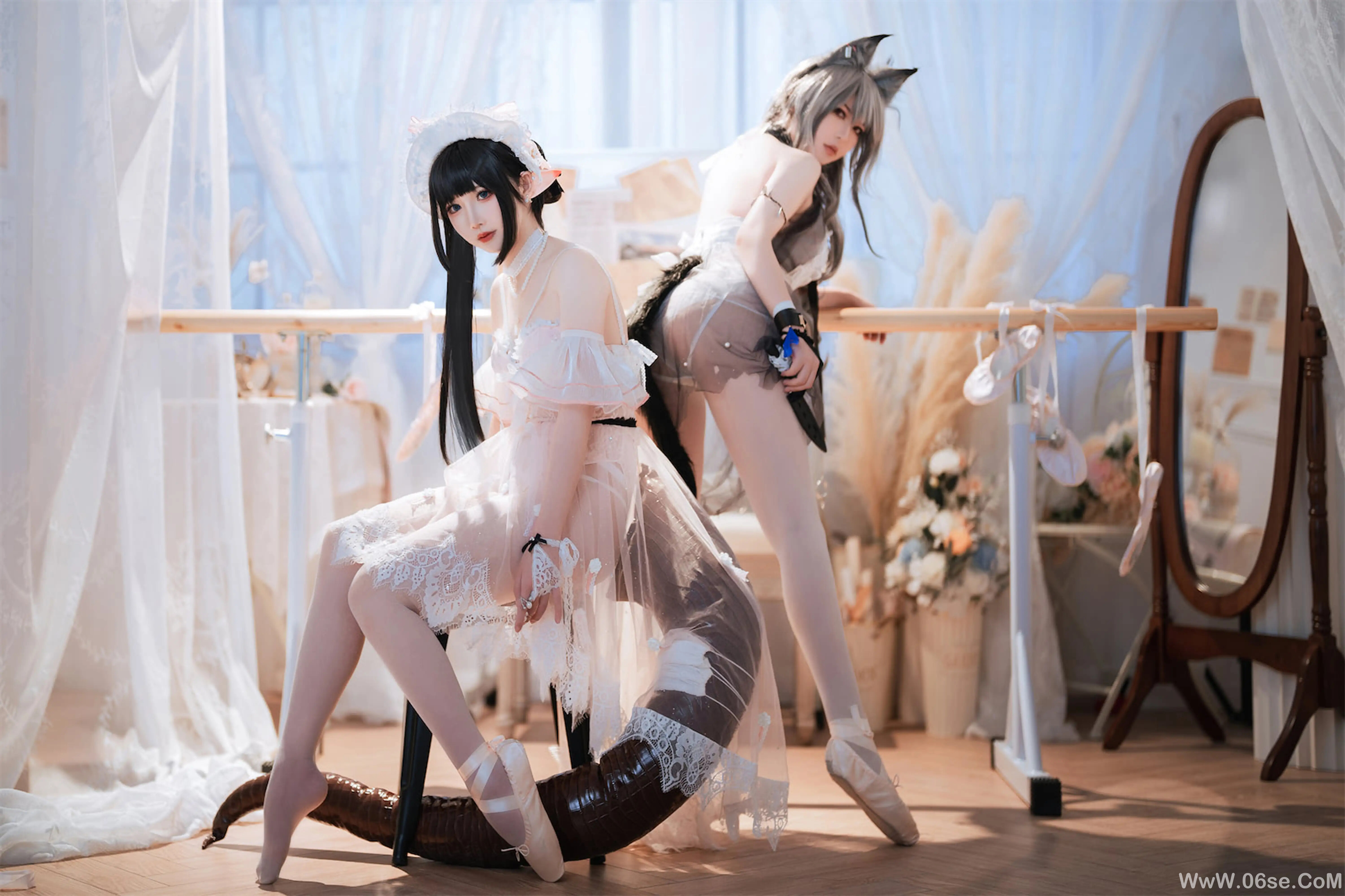 图片[37]-半半子 – Arknights 黑x森蚺バレエ (&面饼仙儿)-六色网