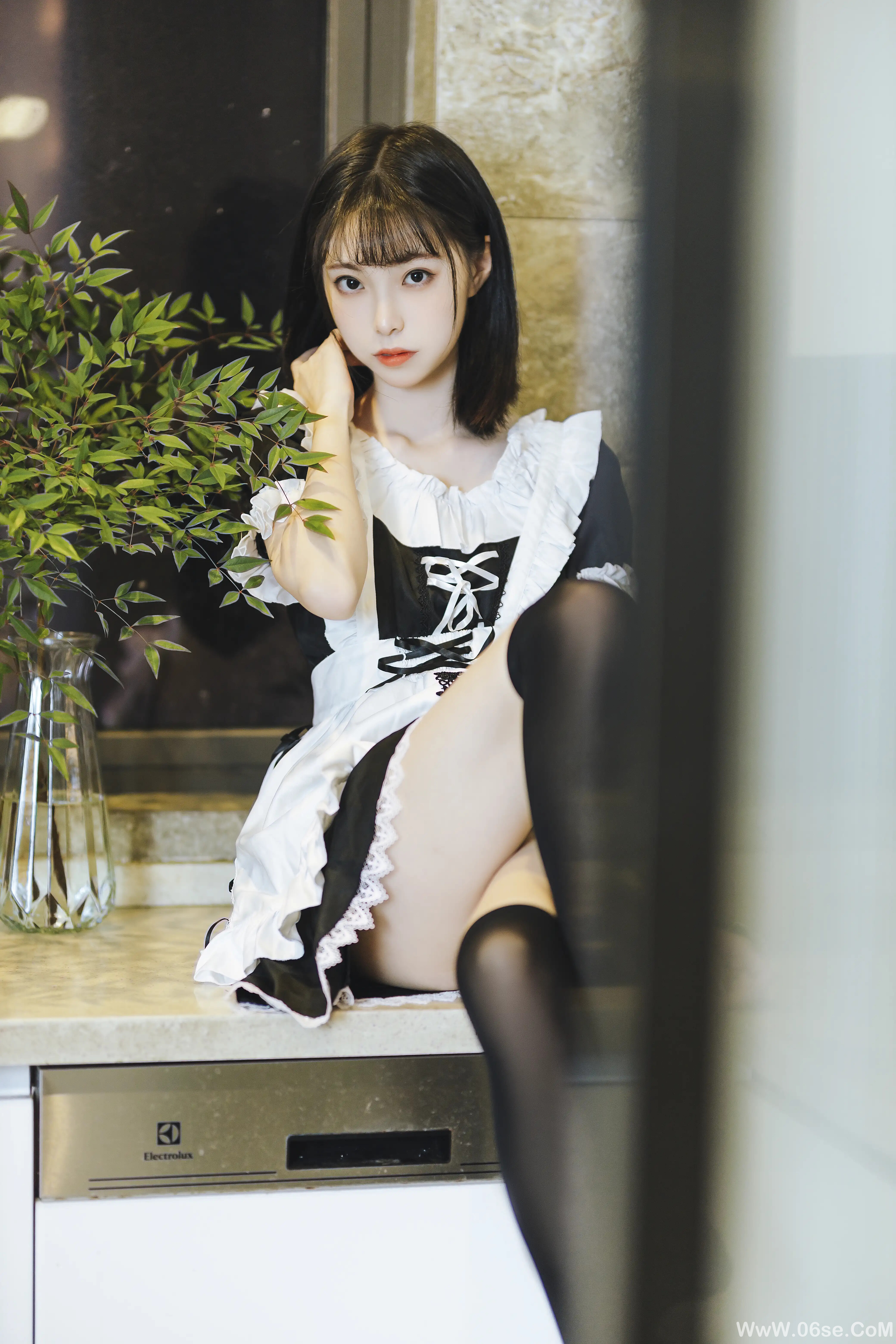 图片[25]-许岚LAN 短裙女仆-六色网