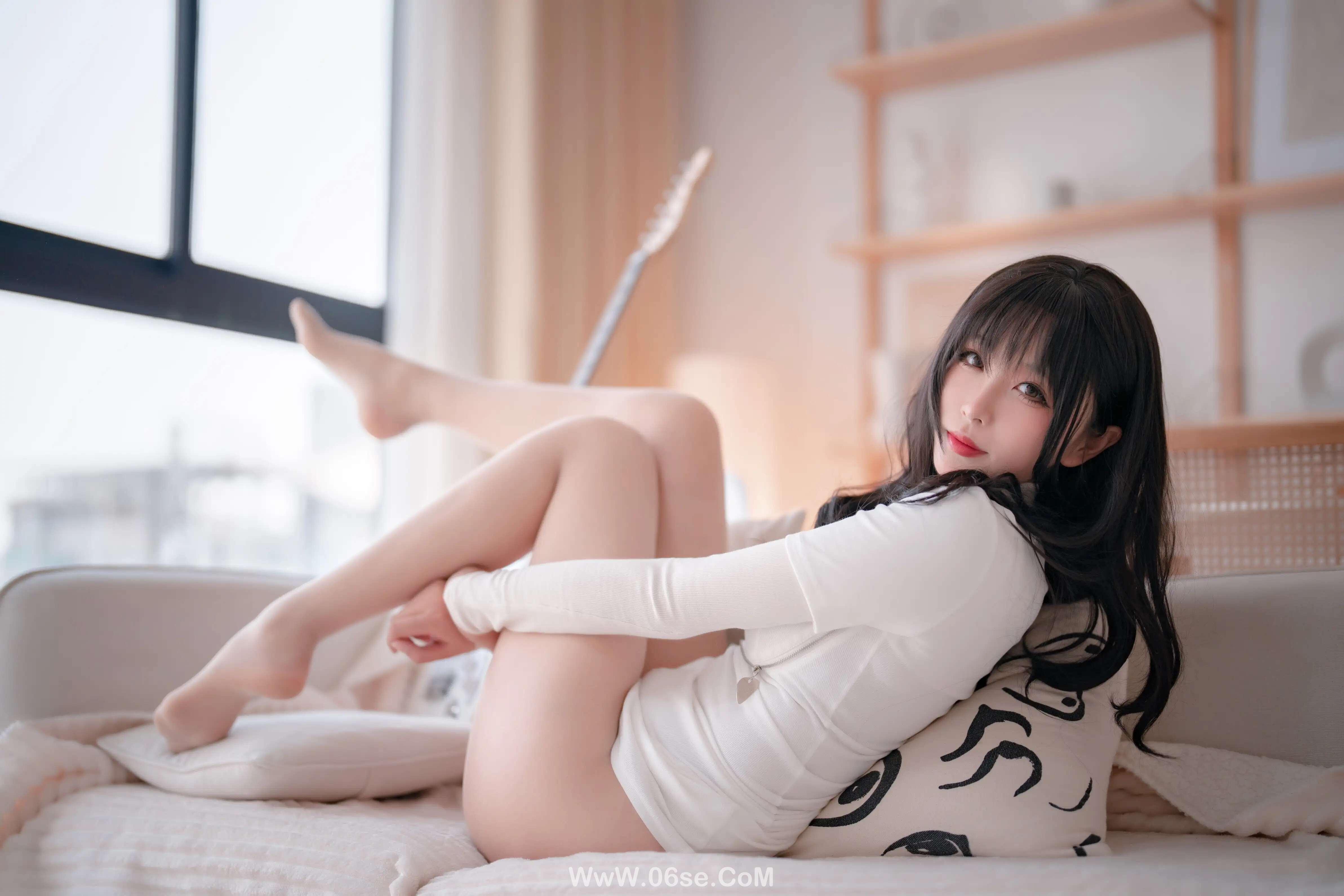 图片[26]-轩萧学姐 吉他妹妹肉丝套-六色网
