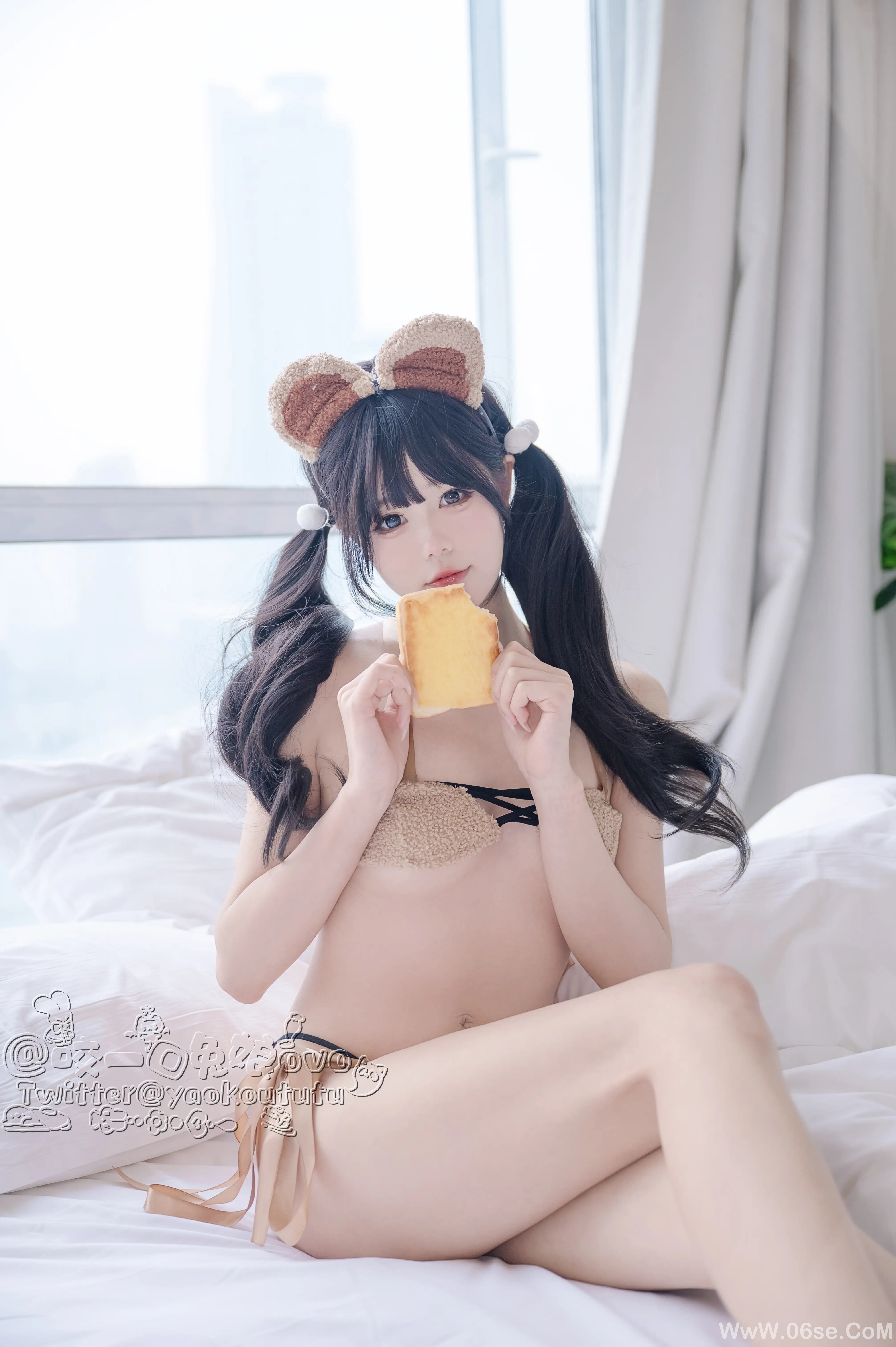 图片[10]-咬一口兔娘 小熊睡衣-六色网