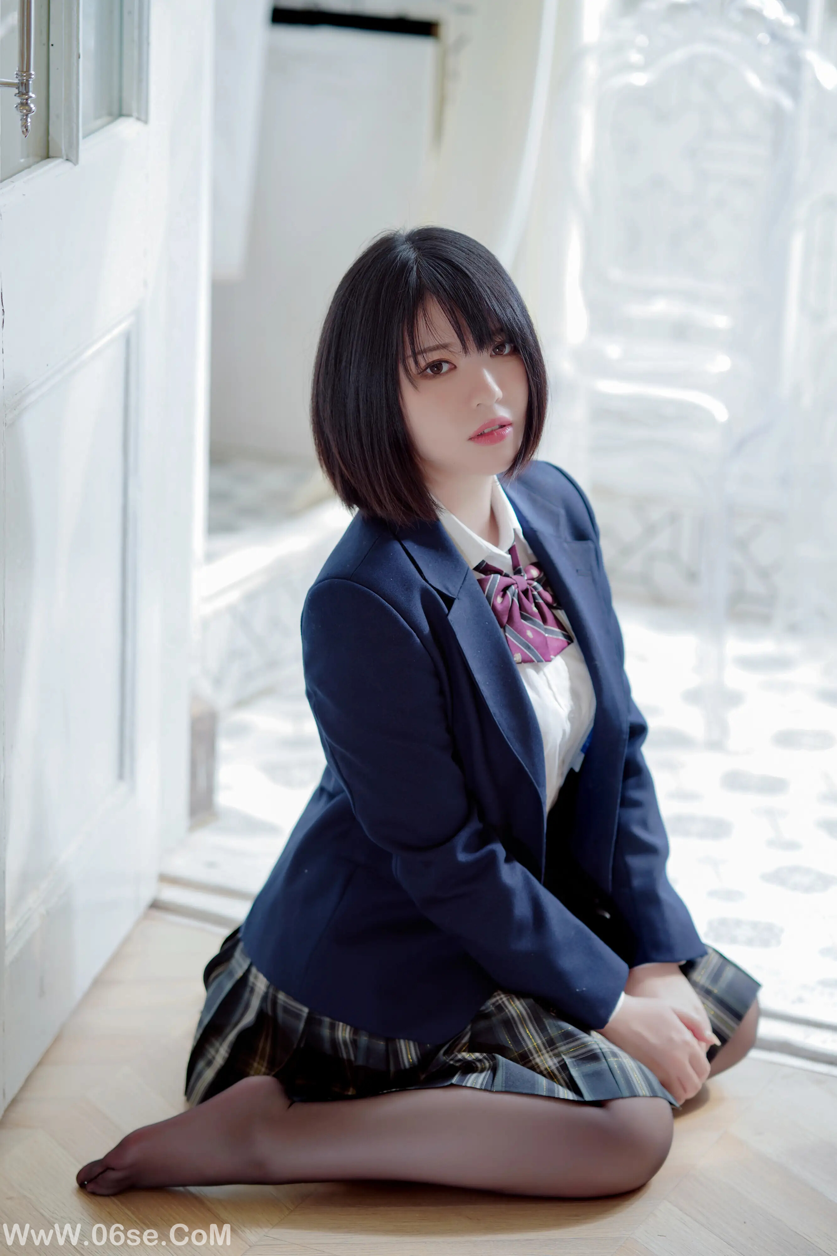 图片[6]-半半子 – 彼女の制服姿が好き-六色网