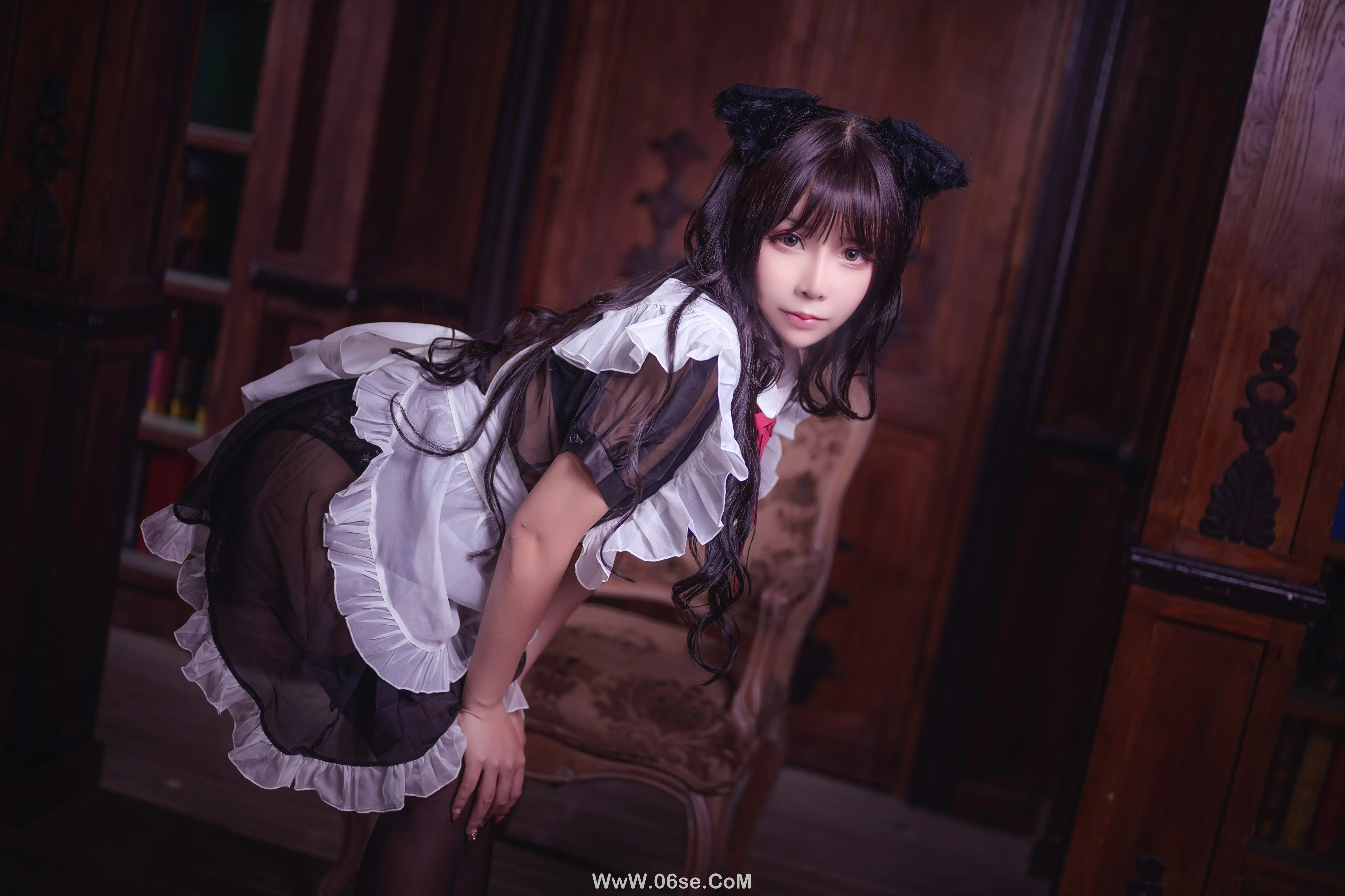 图片[15]-抱走莫子 – 黑丝猫咪小女仆-六色网