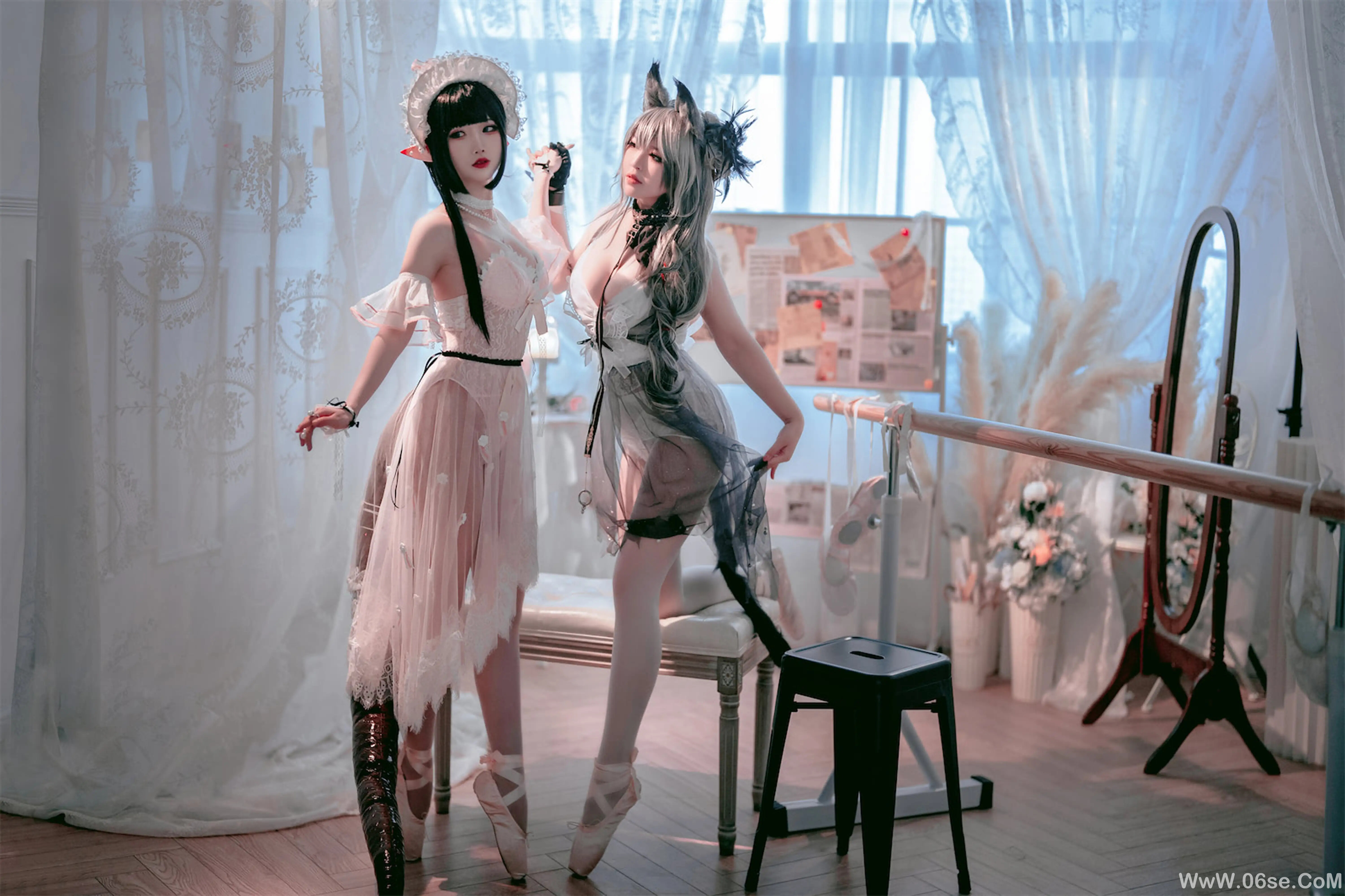 图片[42]-半半子 – Arknights 黑x森蚺バレエ (&面饼仙儿)-六色网