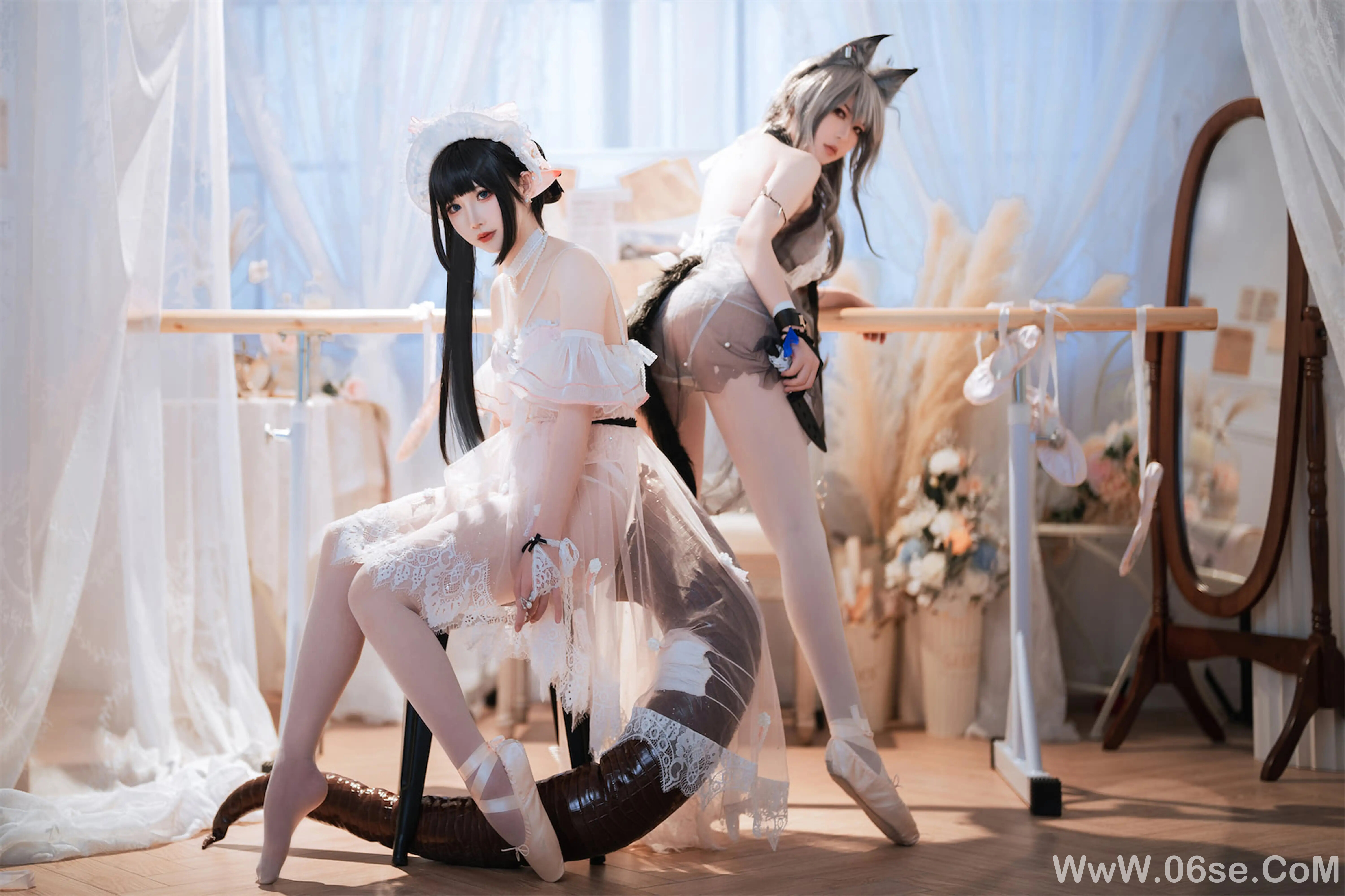 图片[37]-半半子 – Arknights 黑x森蚺バレエ (&面饼仙儿)-六色网