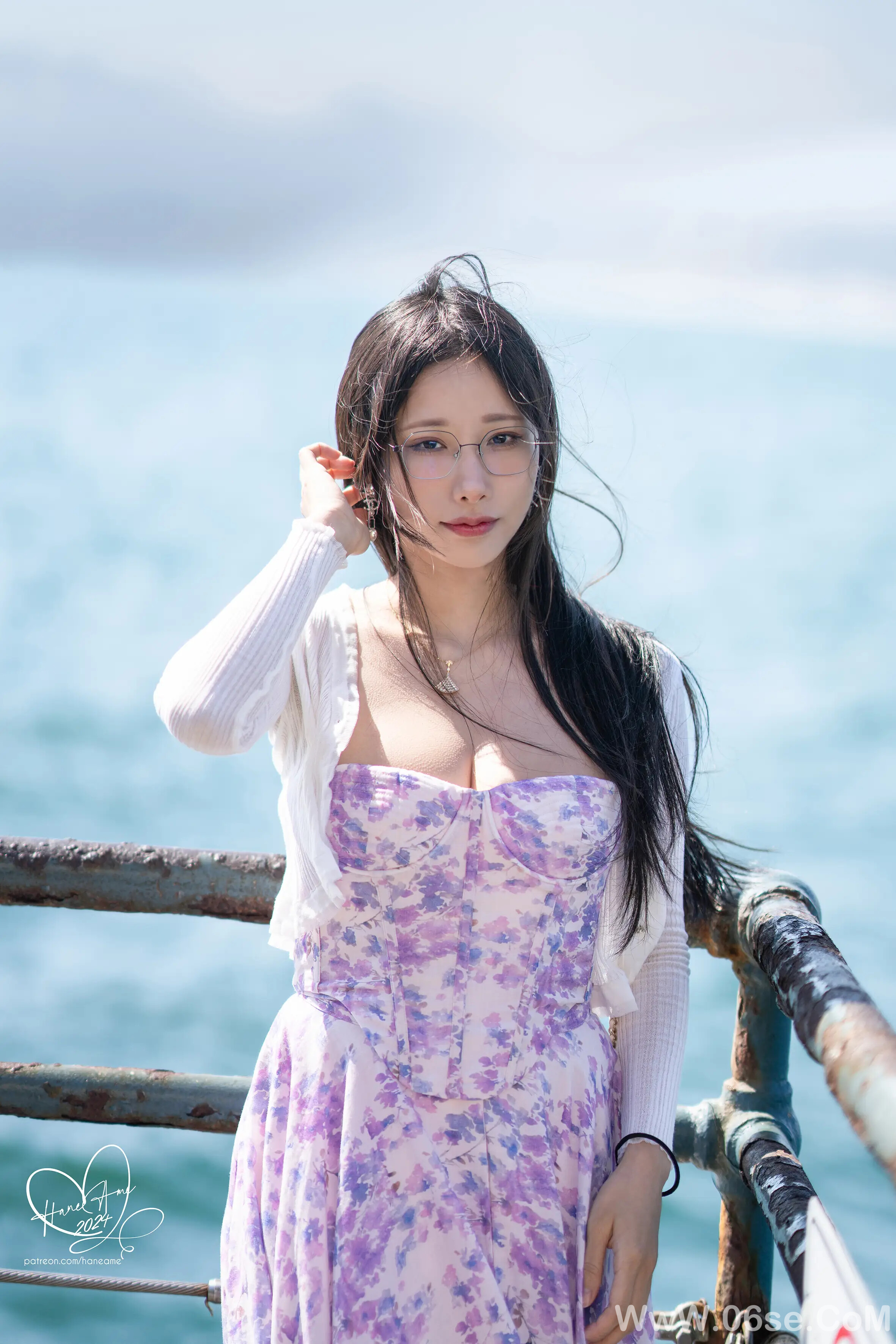 图片[8]-雨波_haneame_波波日常_眼鏡女友_夏末回忆_-六色网