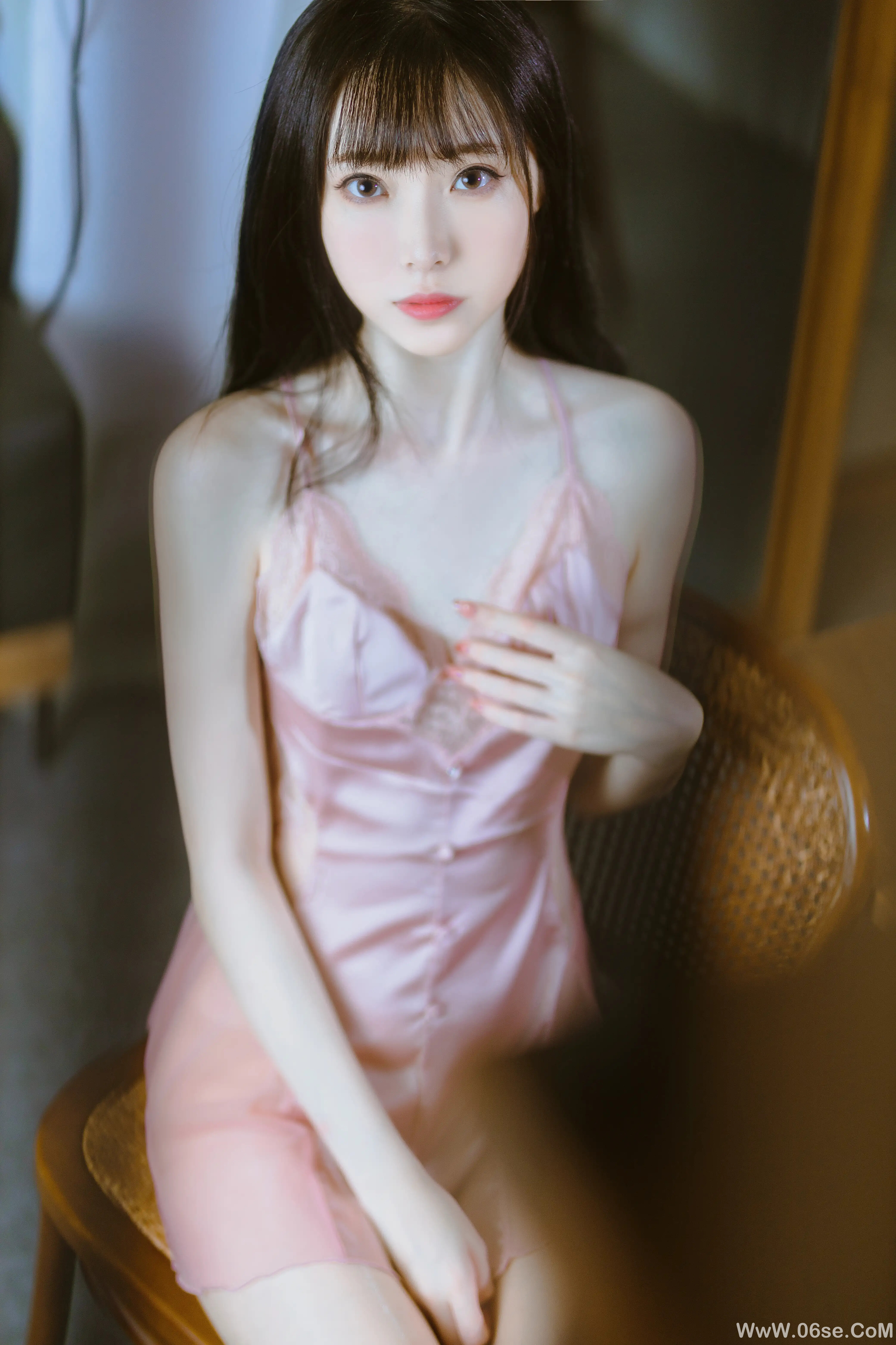 图片[2]-许岚LAN 半透粉纱-六色网