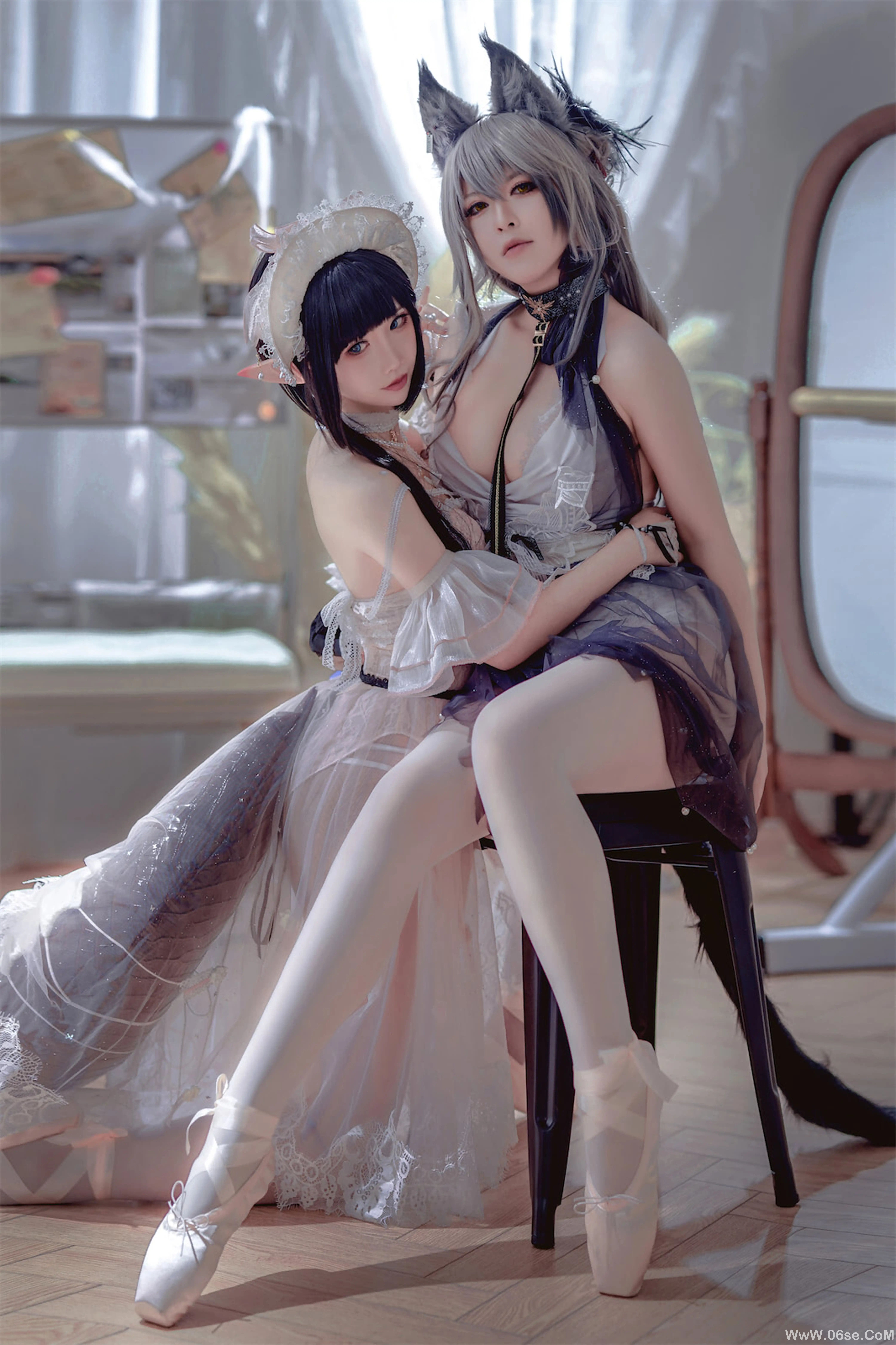 图片[19]-半半子 – Arknights 黑x森蚺バレエ (&面饼仙儿)-六色网