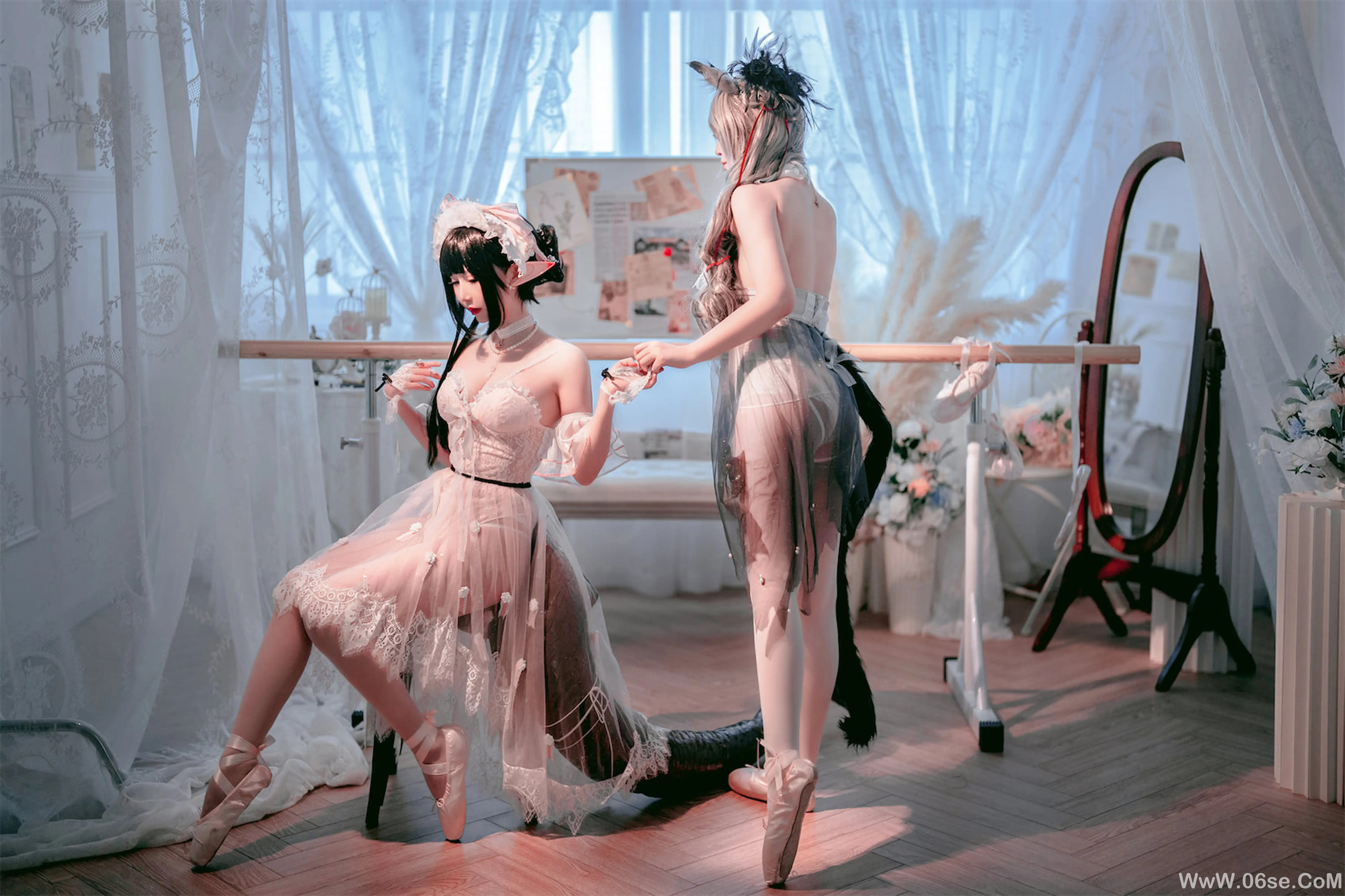 图片[39]-半半子 – Arknights 黑x森蚺バレエ (&面饼仙儿)-六色网