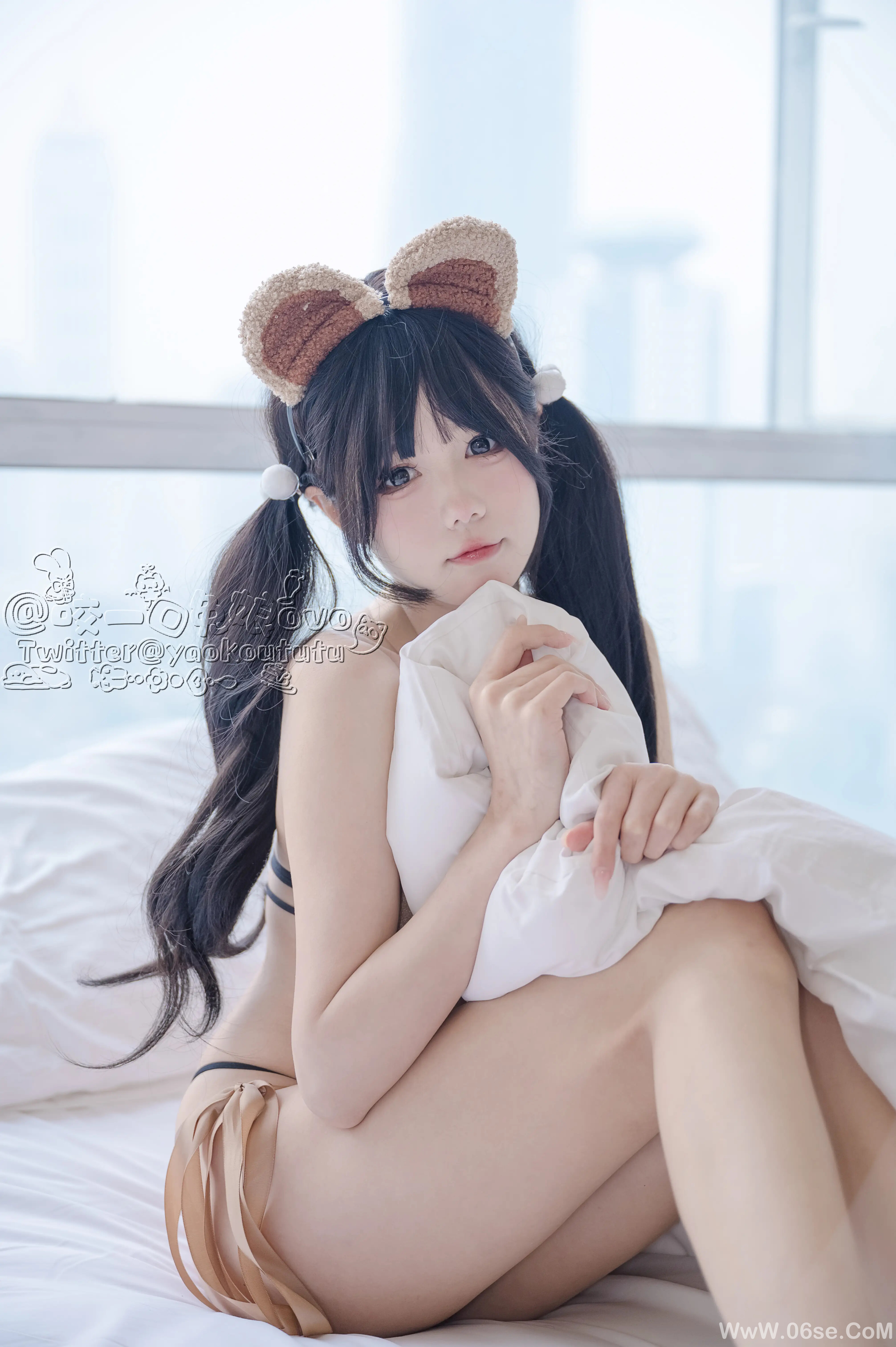 图片[20]-咬一口兔娘 小熊睡衣-六色网