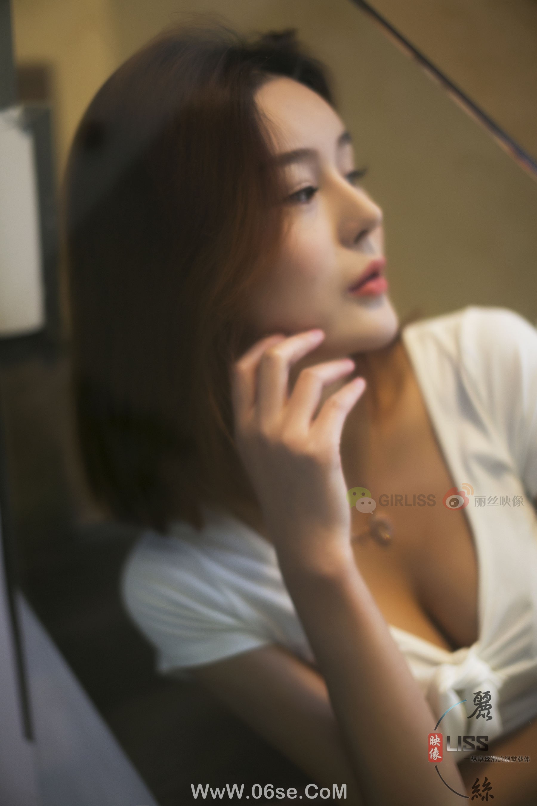 图片[22]-[丽丝映像GIRLISS] 梁冰 室内1 肉丝美腿 [43P]-六色网