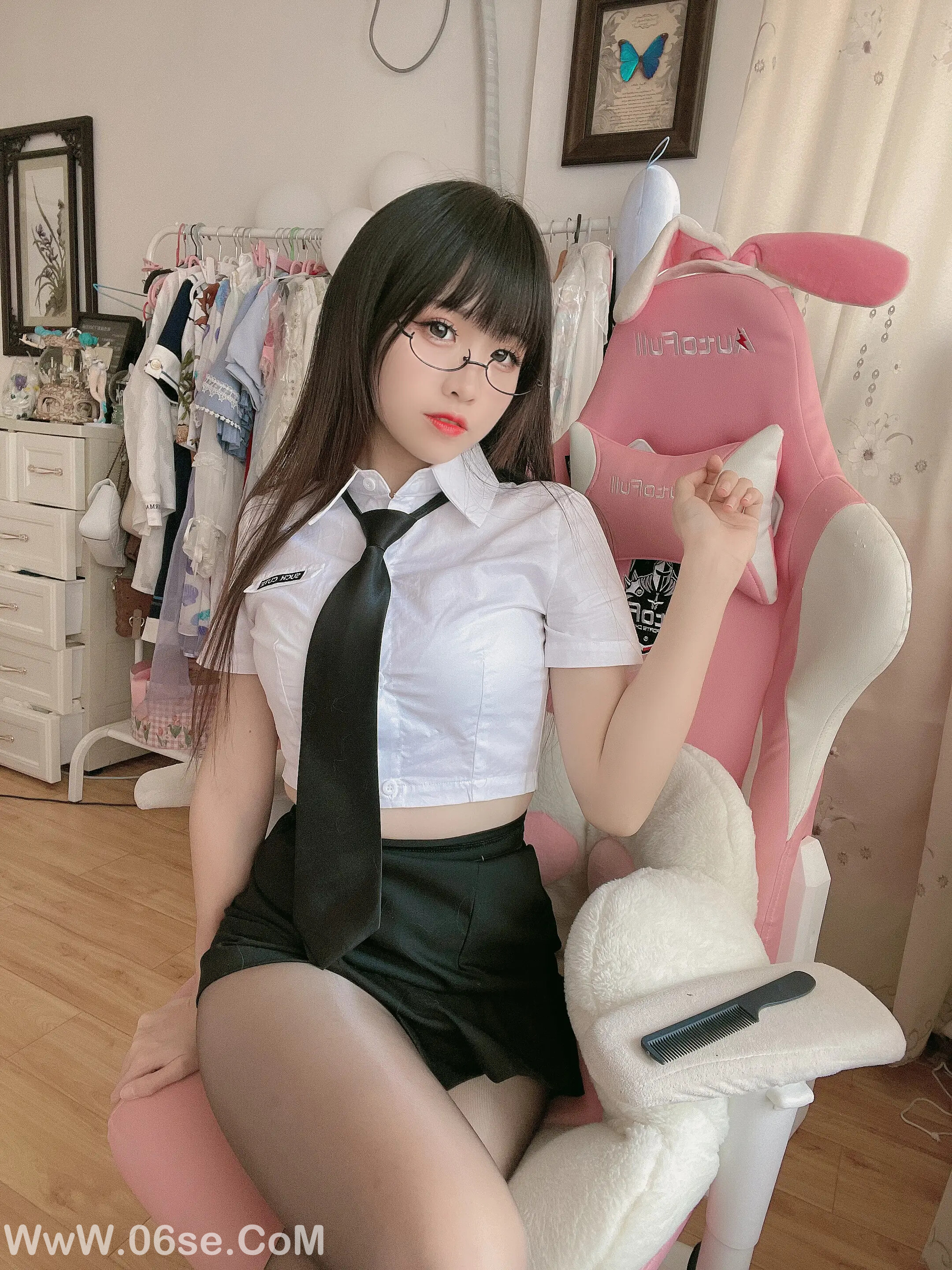 图片[124]-miko酱ww 自拍系列mikoの黑丝01-六色网