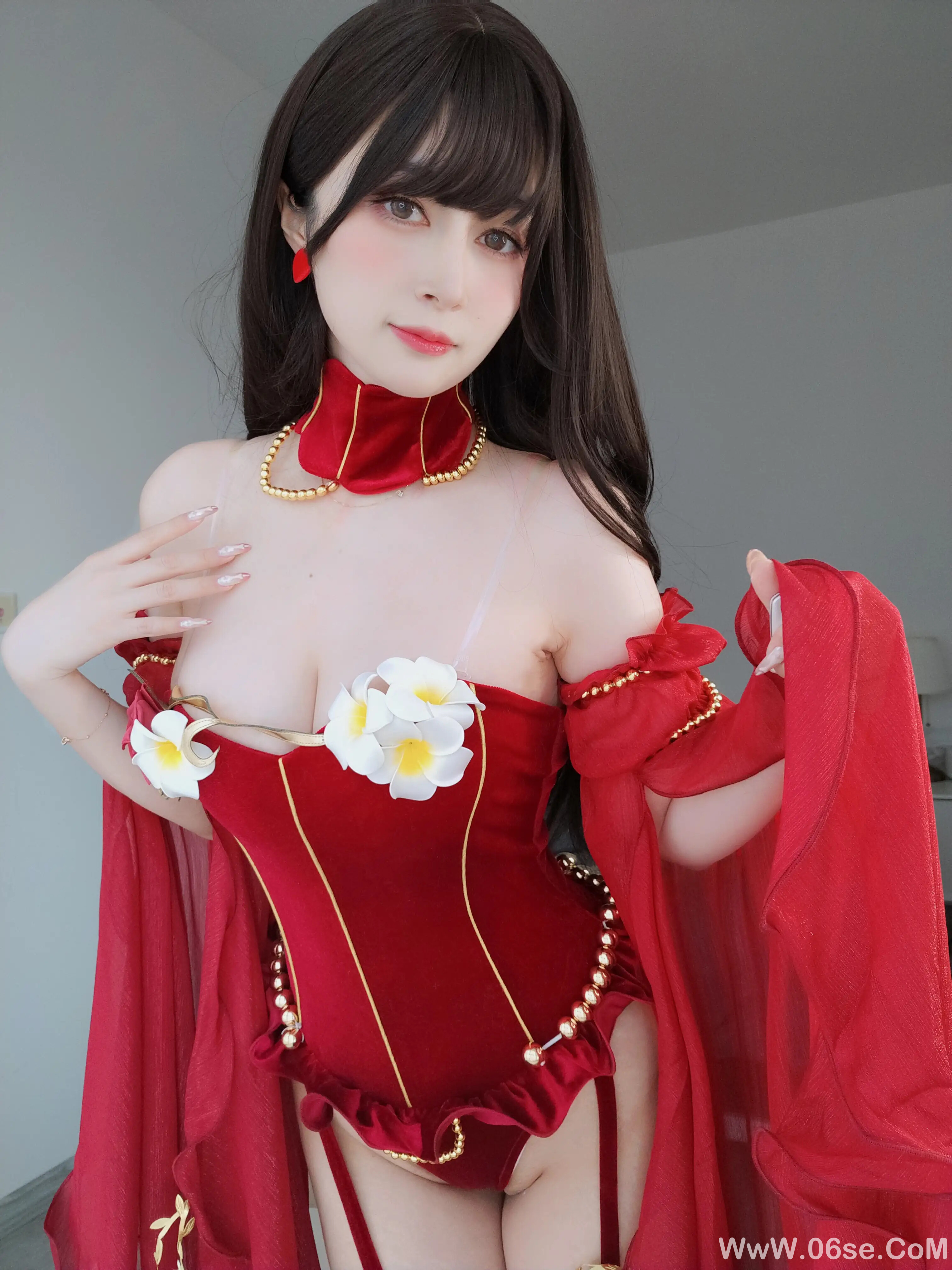 图片[10]-白银81 – 赤いドレス-六色网